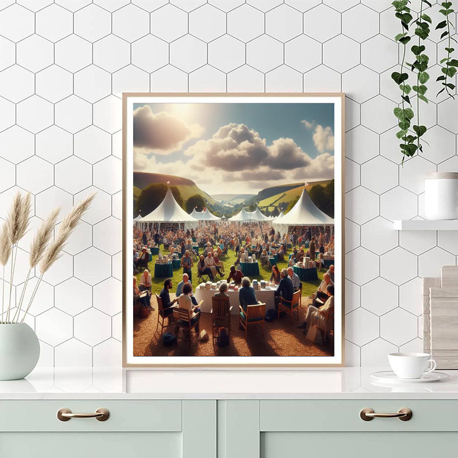 Hay Festival - United Kingdom Painting By Numbers Kit