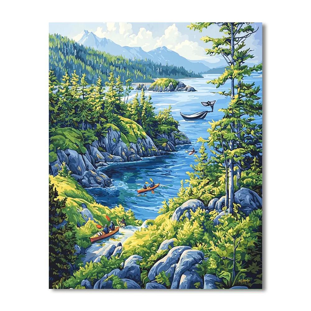 San Juan Islands Numbered Painting Kits