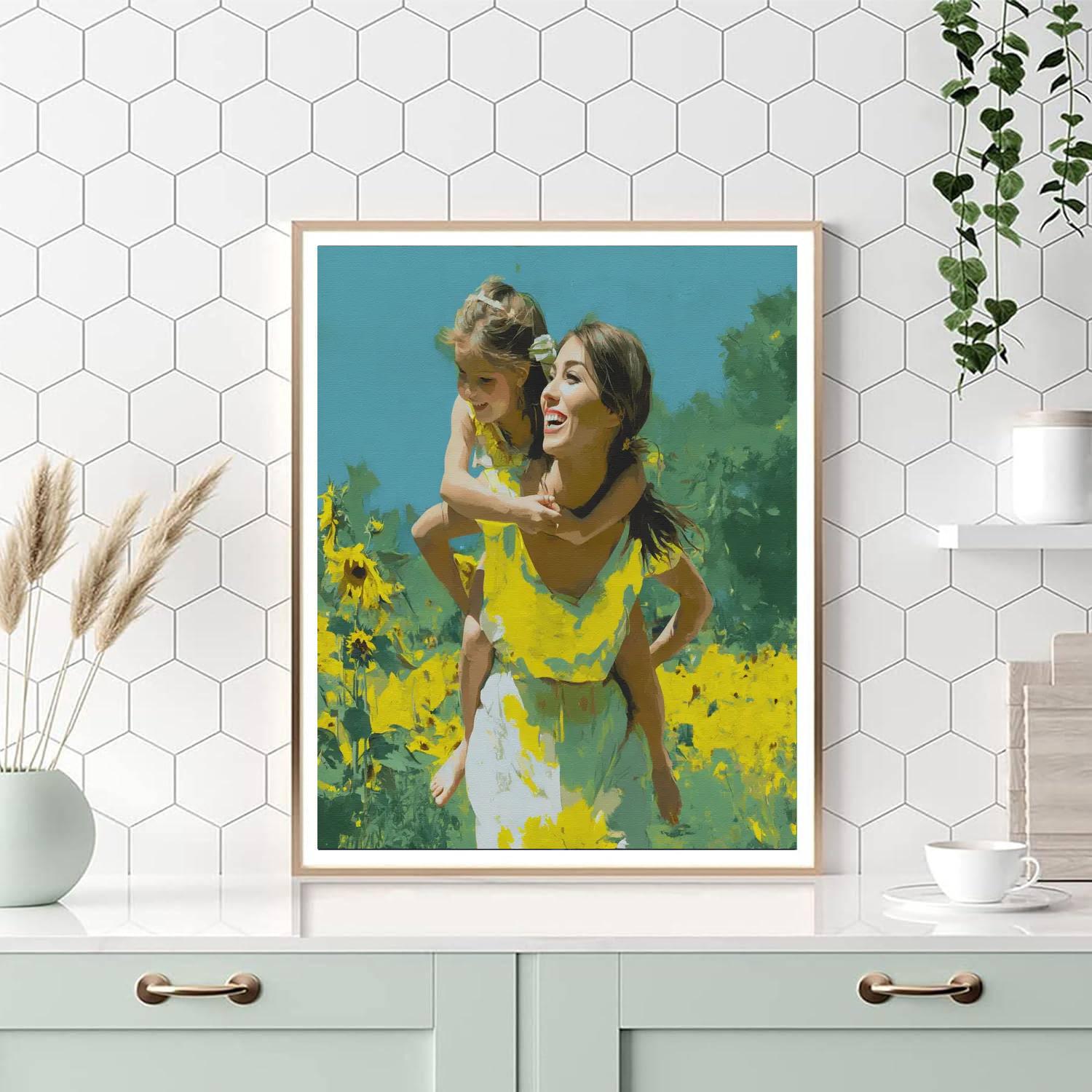 A Day In The Sunshine Numbered Painting Kits