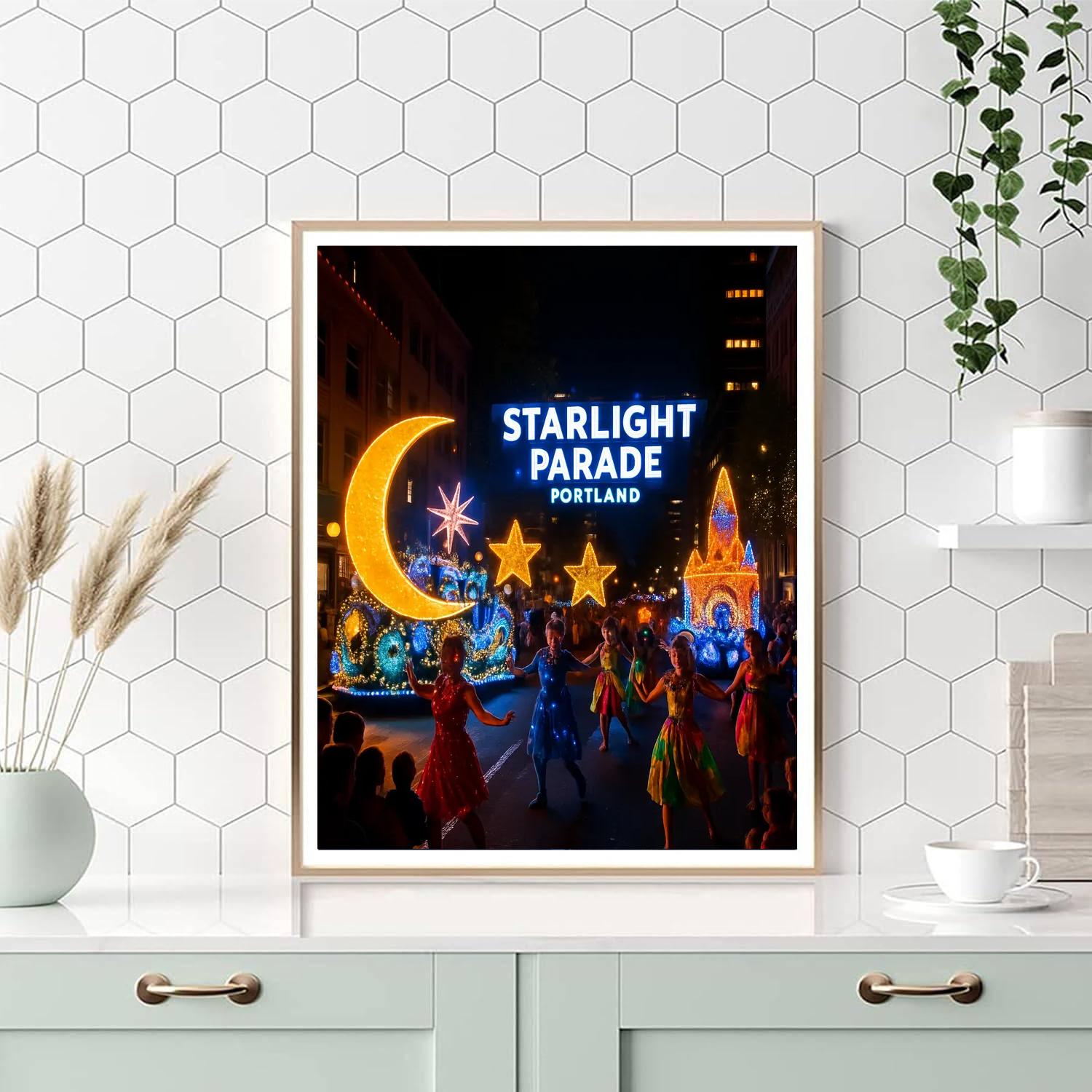 Starlight Parade - Usa Paint By Color