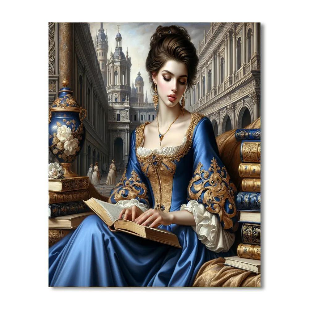 Belle's Bookish Haven Painting Number Kit