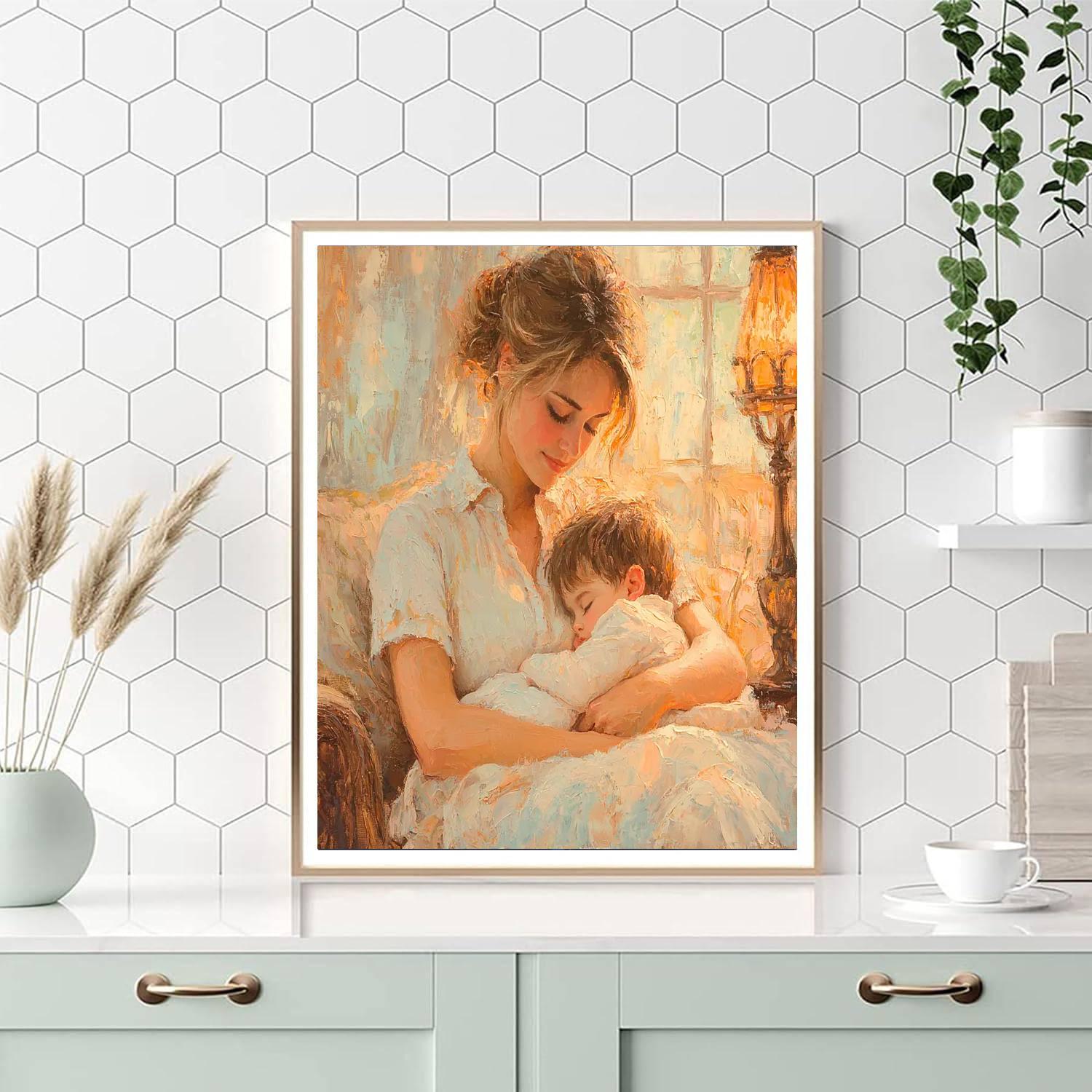 Home In Her Arms Paint By Numbers