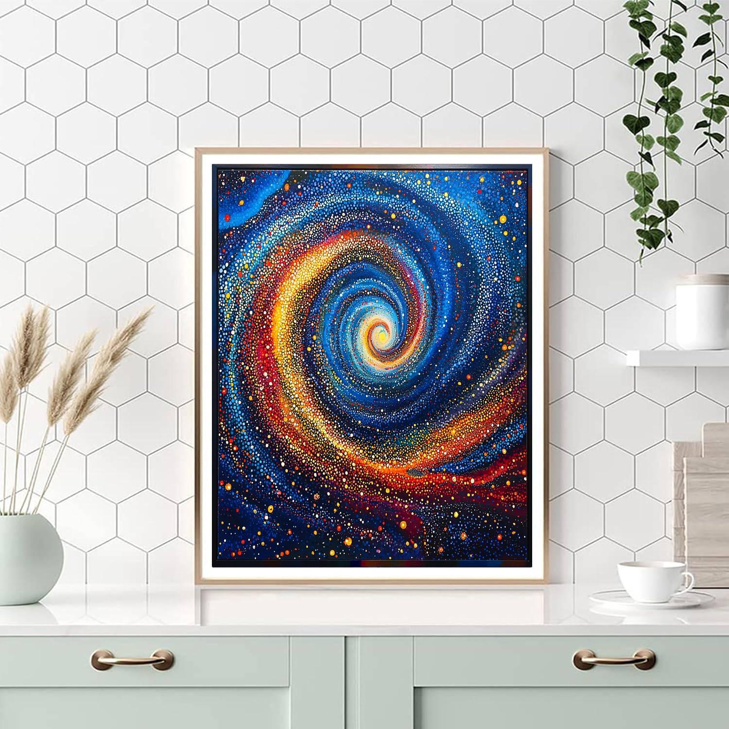 Yayoi Kusama Inspired Infinite Cosmos Delight  Paint By Number