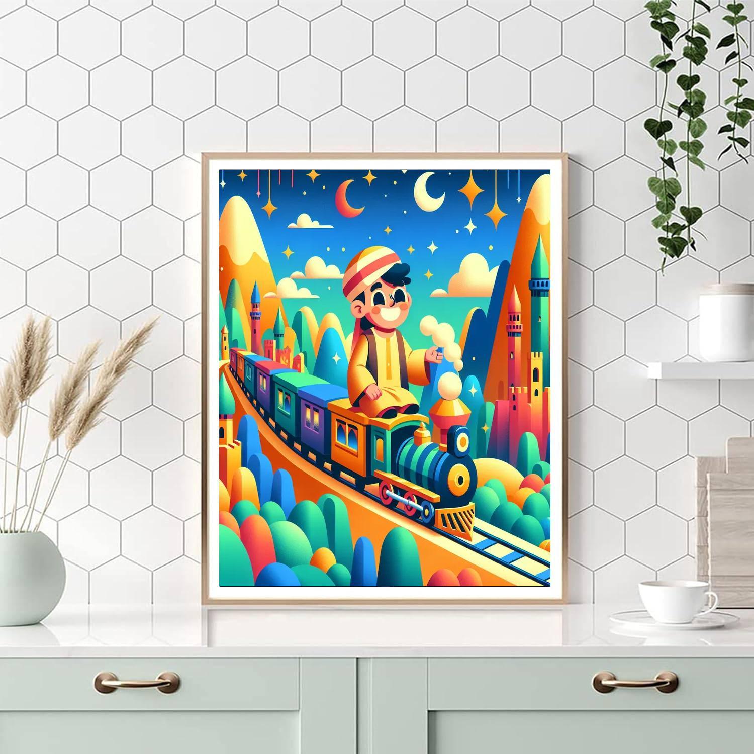Dreamland Train Journey Paint By Numbers Kits