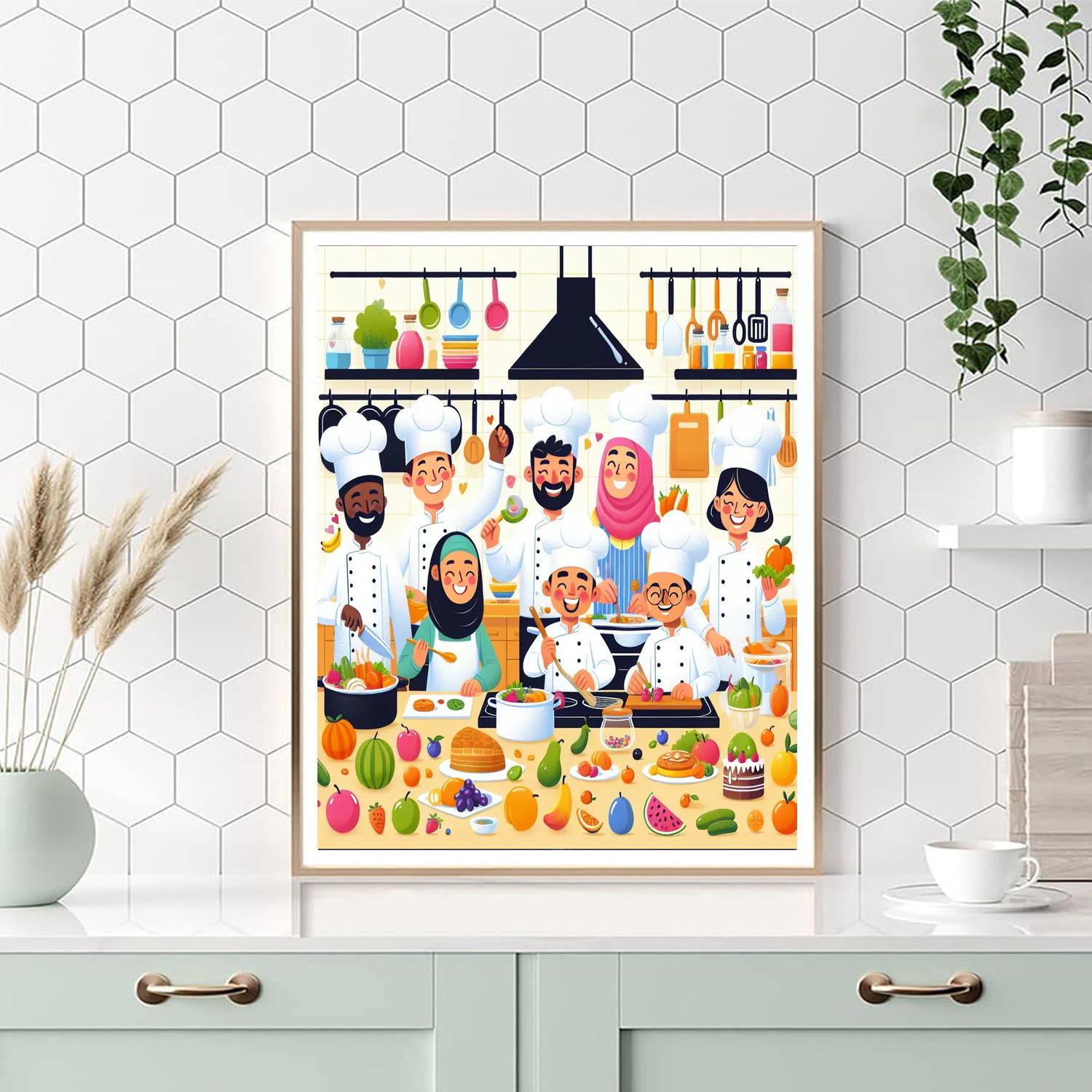 Magic In The Kitchen Number Painting