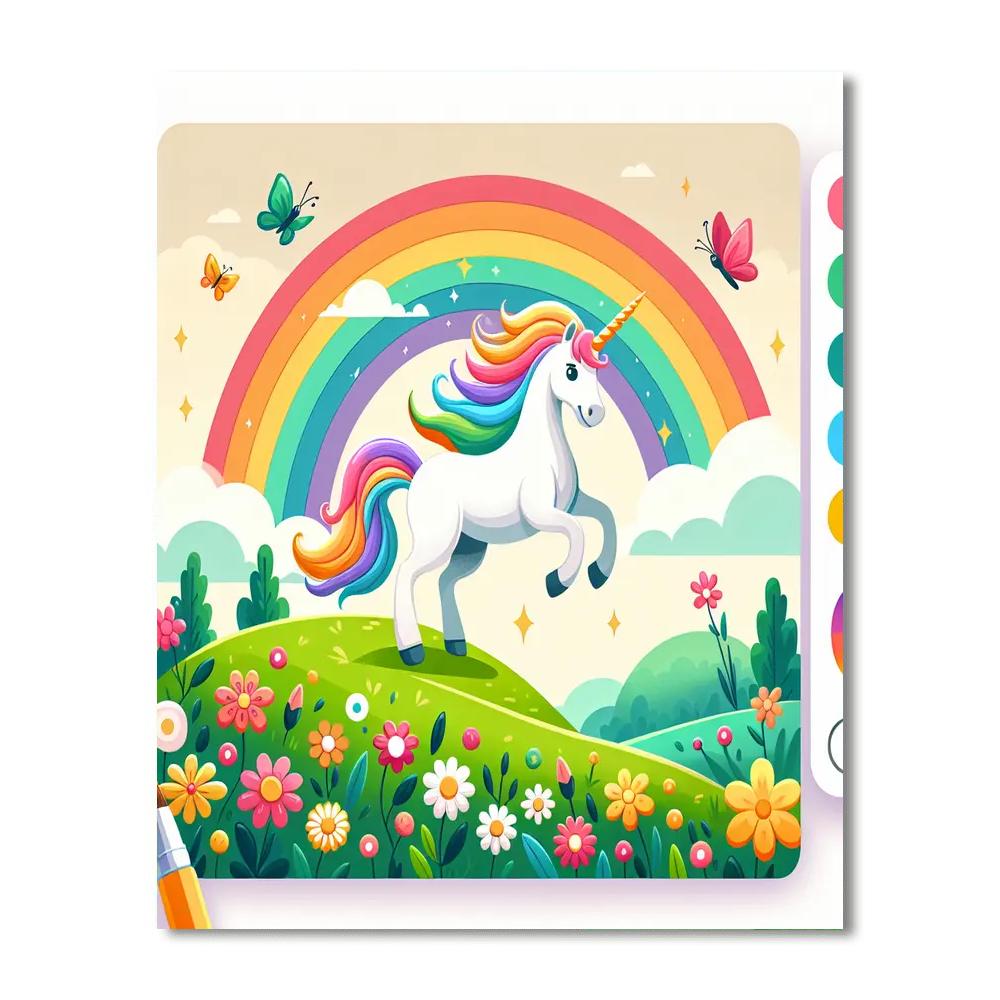 Magic Unicorn Journey Paint By Number