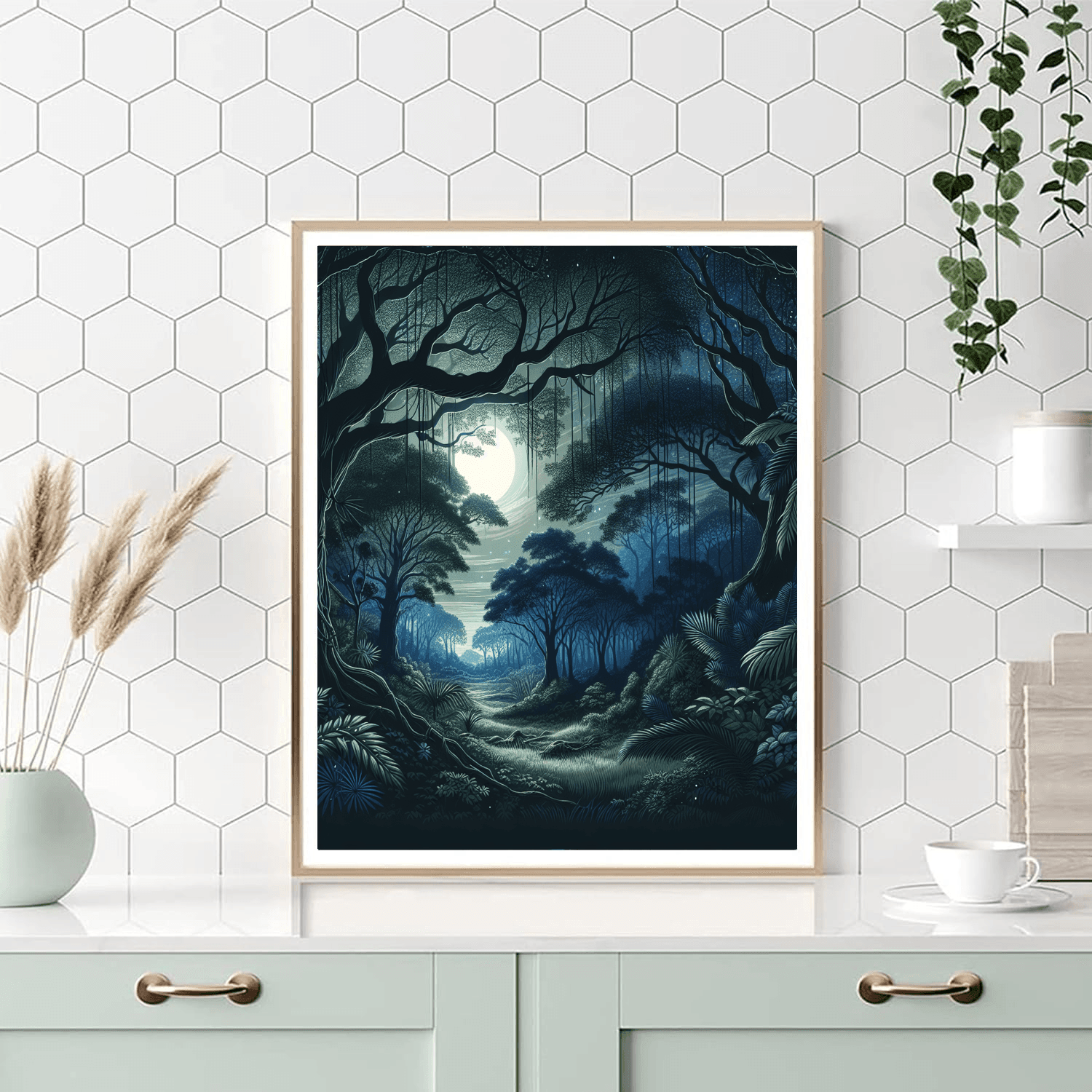 Forest Twilight Mystique Number Painting