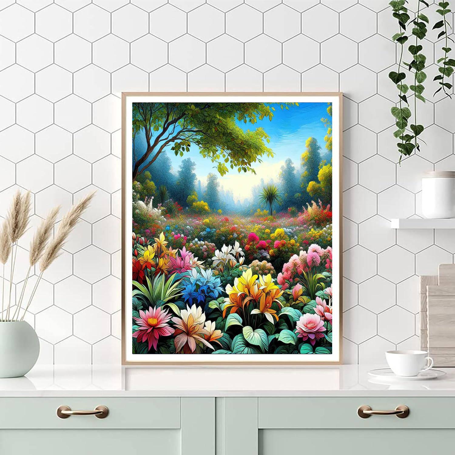 Floral Fiesta Bloom Paint By Numbers