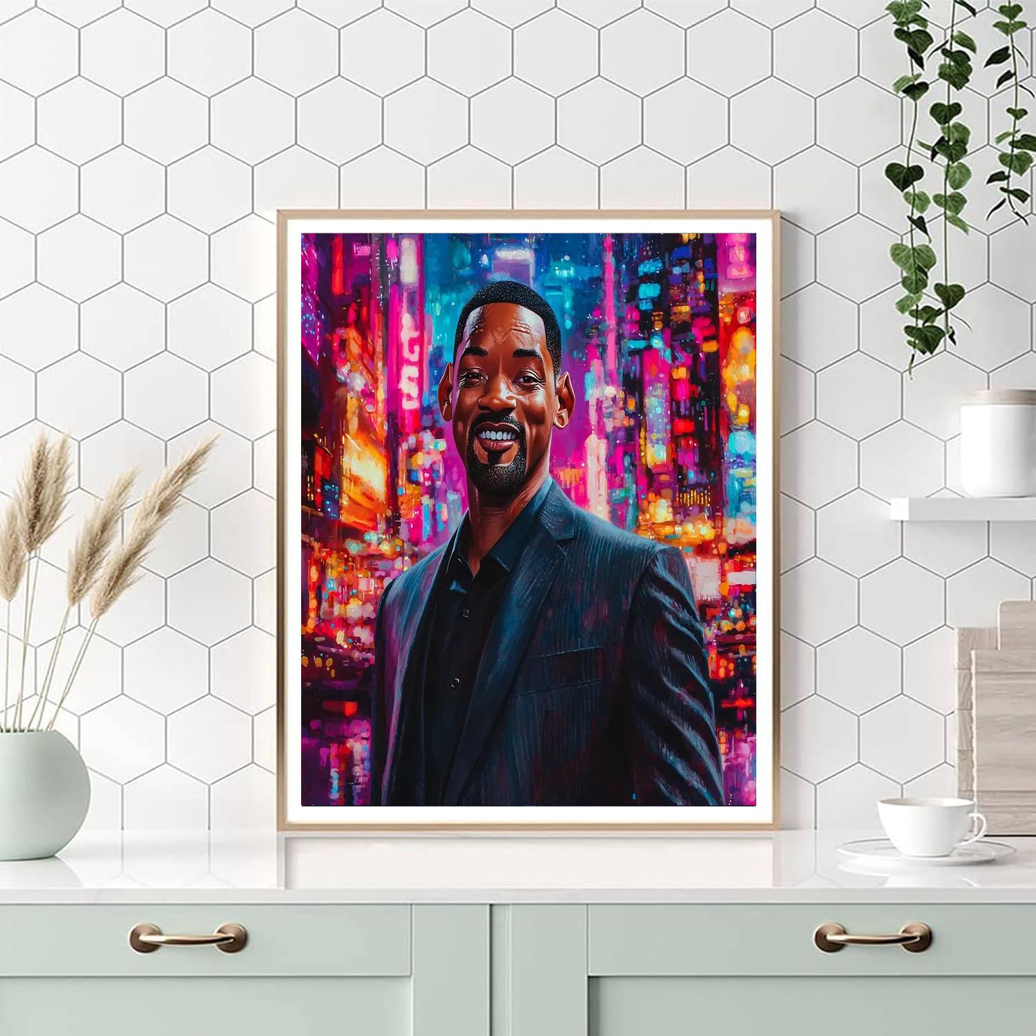 Will Smith: Fresh Prince To Blockbuster King Numbered Painting Kits