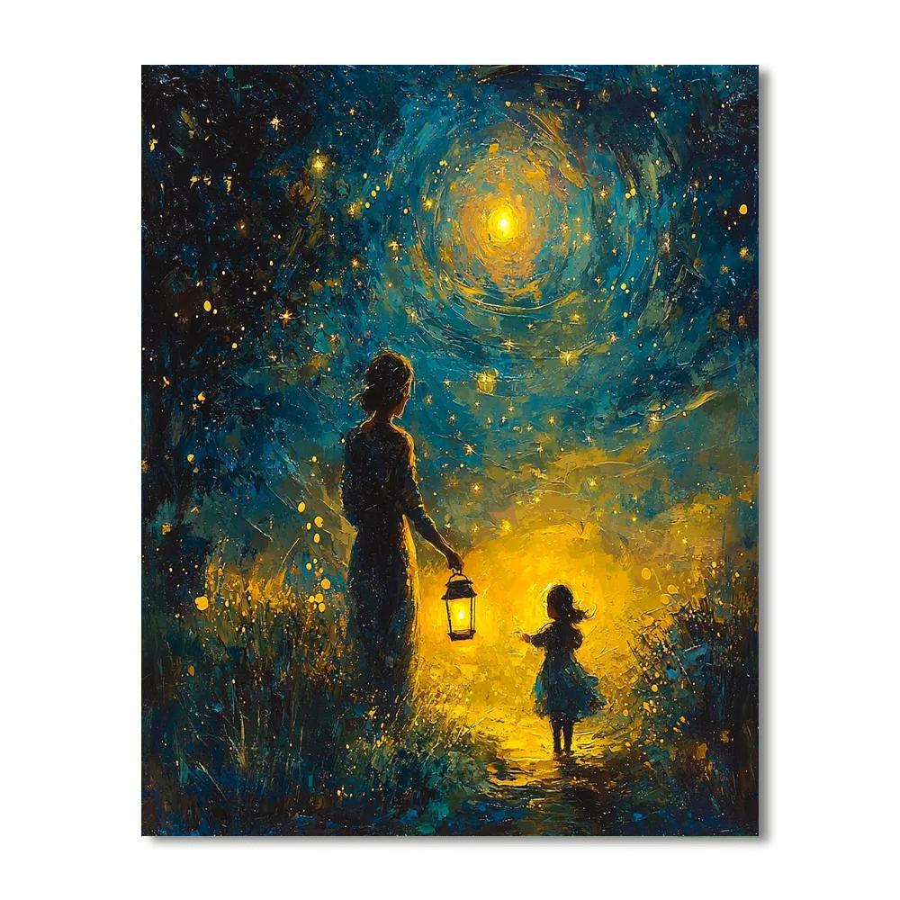 Mother’s Guiding Light Number Painting