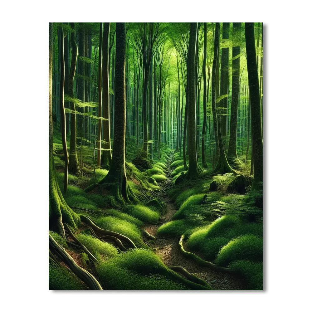 Hidden Forest Sanctuary Painting By Numbers Kit