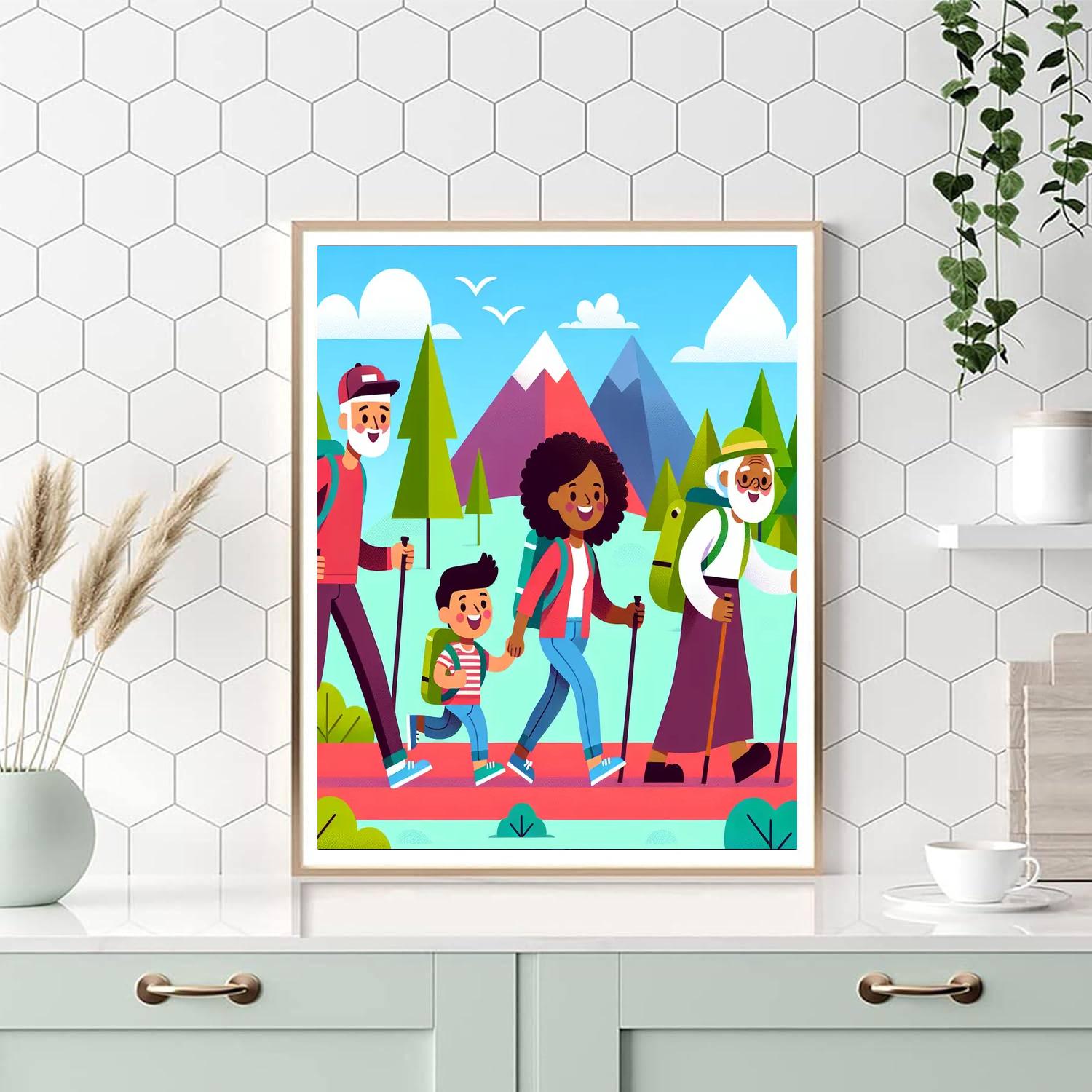 Happy Hiking Trails Paint By Numbers Kits