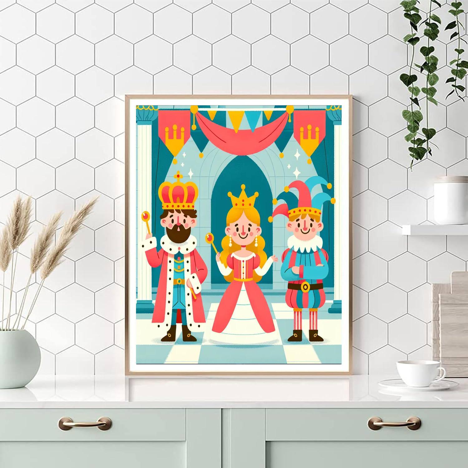 Royal Court Celebration Paint By Numbers Art