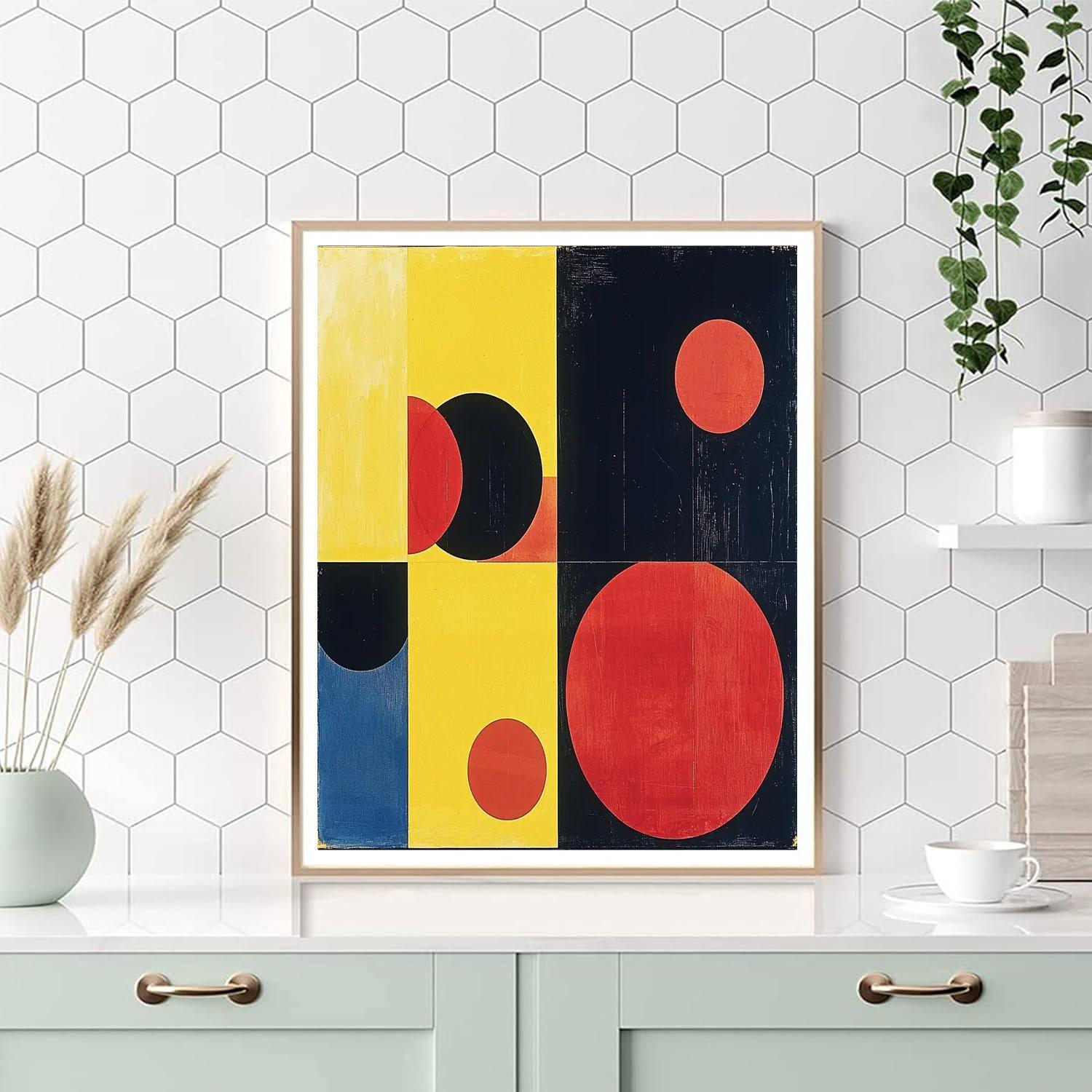 Kazimir Malevich Inspired Vibrance Of Geometry  Paint By Numbers Kits