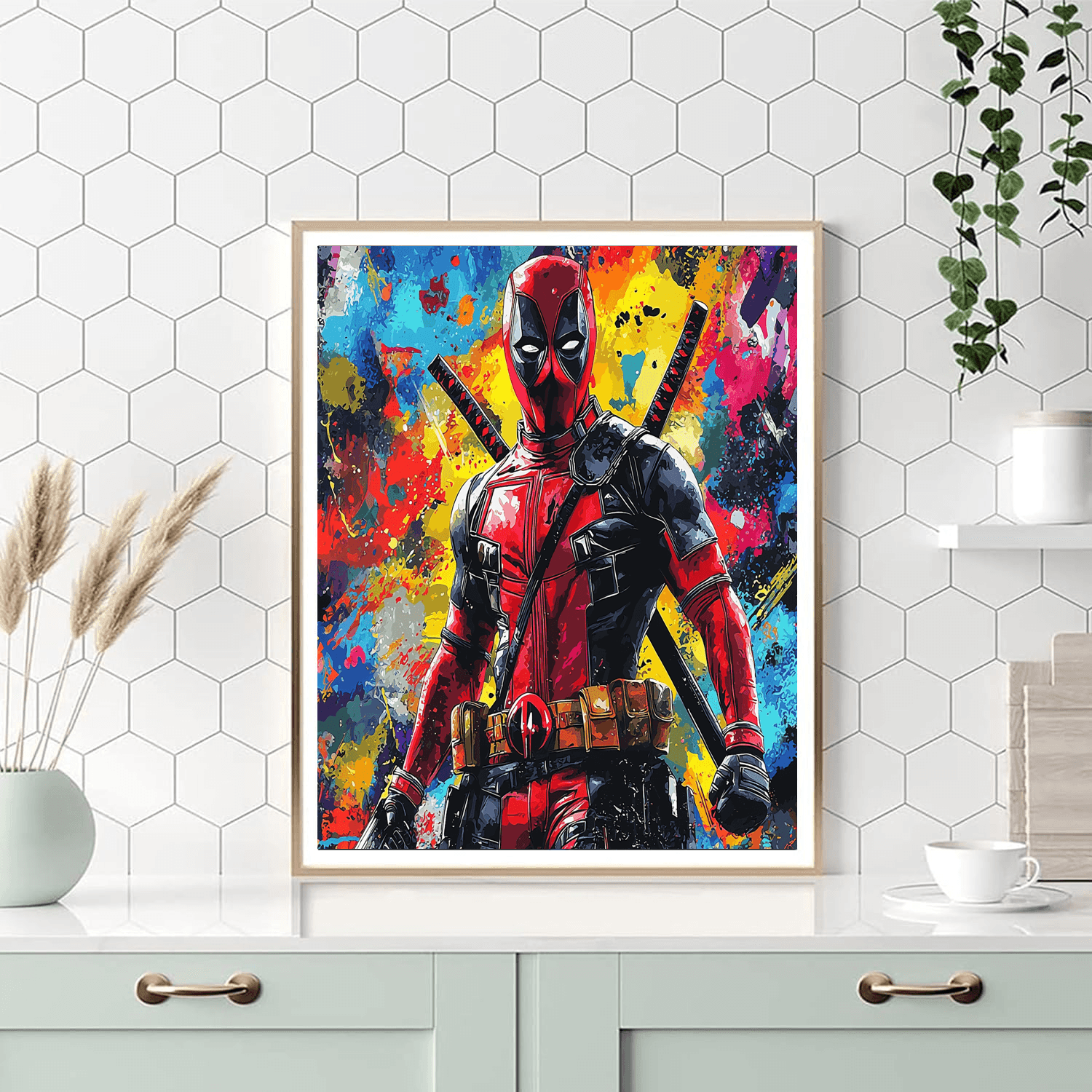 Ryan Reynolds: The Witty Heartthrob Of Deadpool Paint By Numbers
