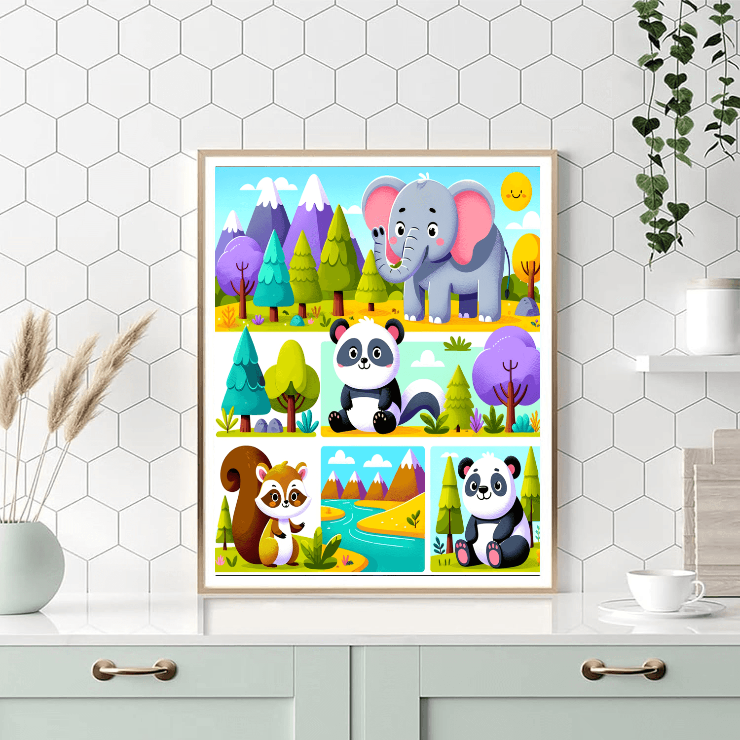 Animal Explorers Number Painting