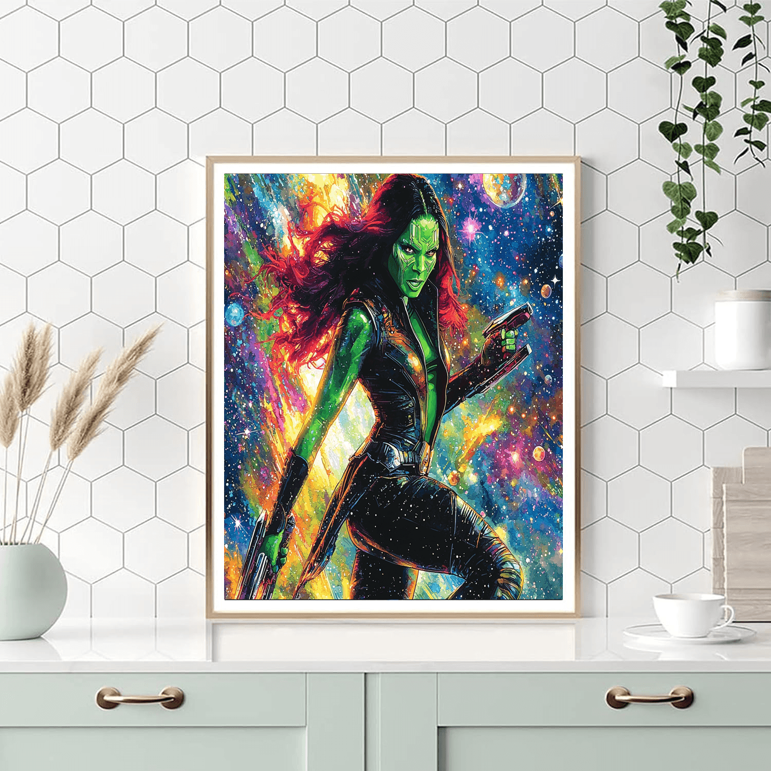 Zoe Saldana: The Galactic Guardian Of Two Universes Paint By Numbers Kits