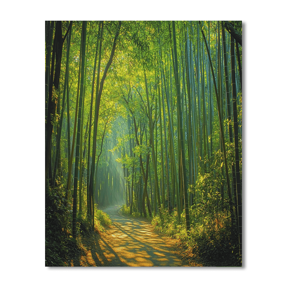 Bamboo Forest Paint By Numbers