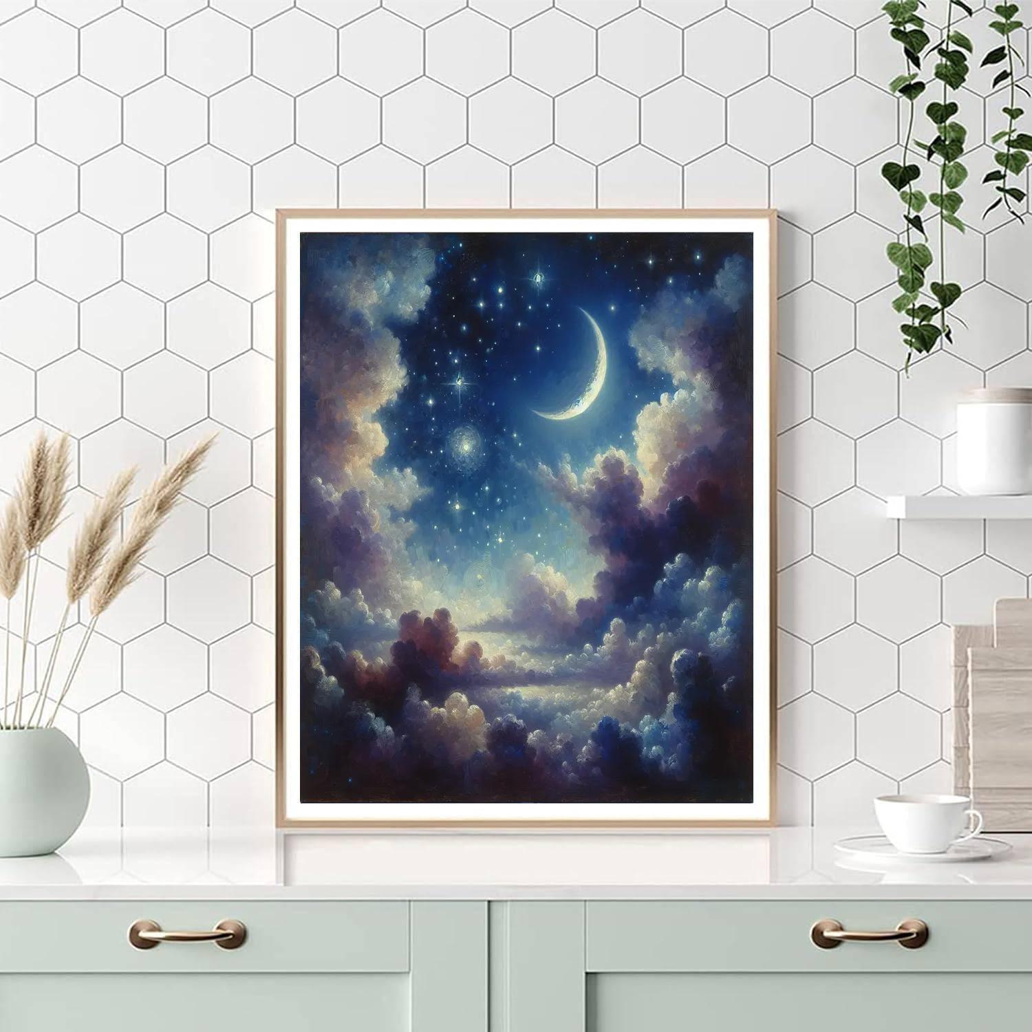 Twinkling Starry Night Paint By Color