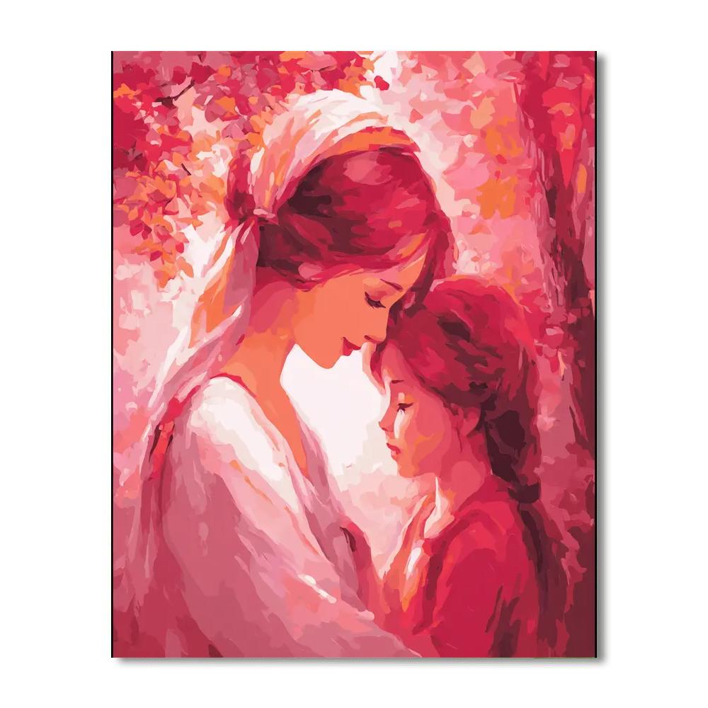 Hearts Connected By Love DIY Paint By Numbers