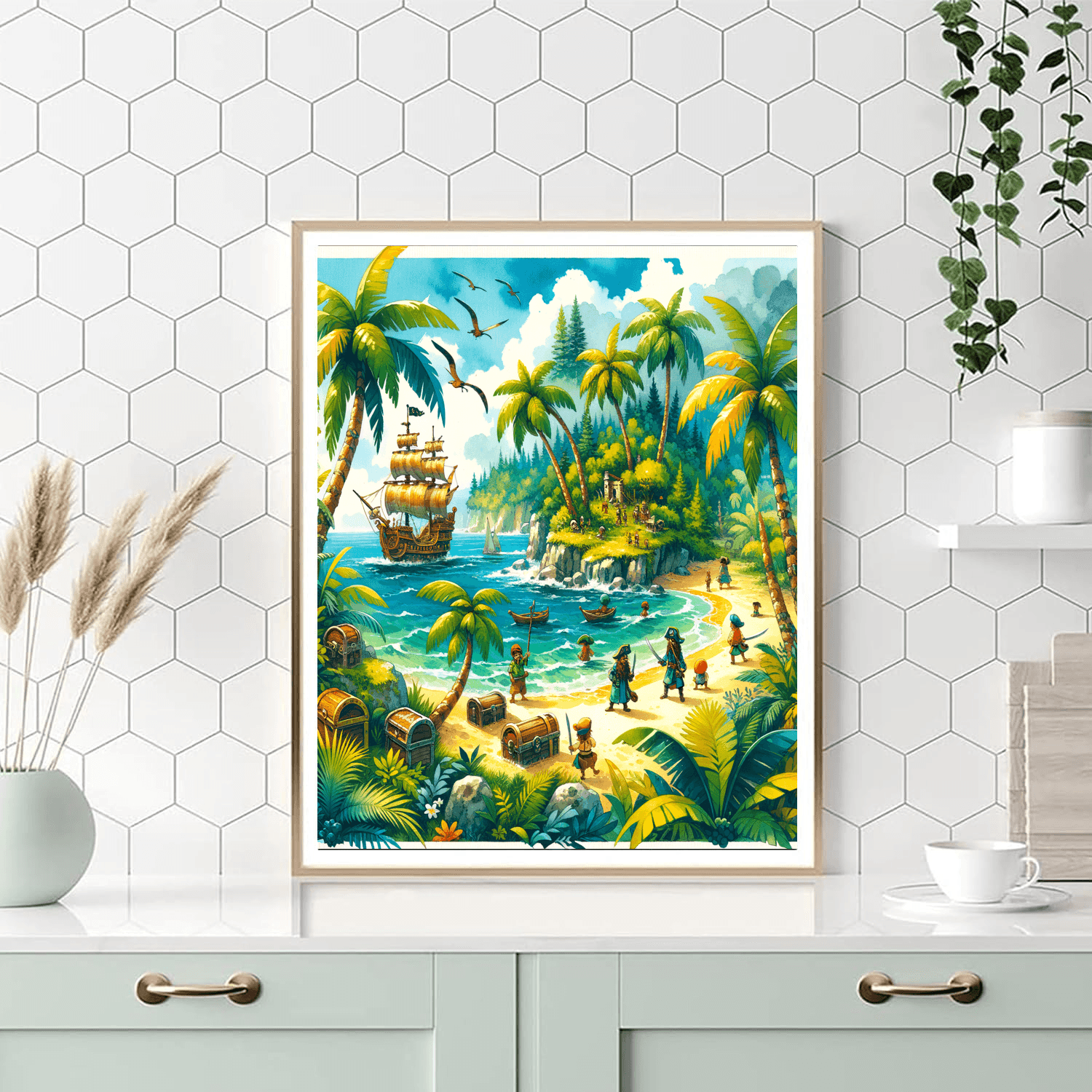 Adventurous Treasure Hunt Painting Number Kit