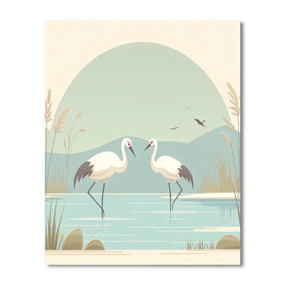 Clever Cranes Numbered Painting Kits