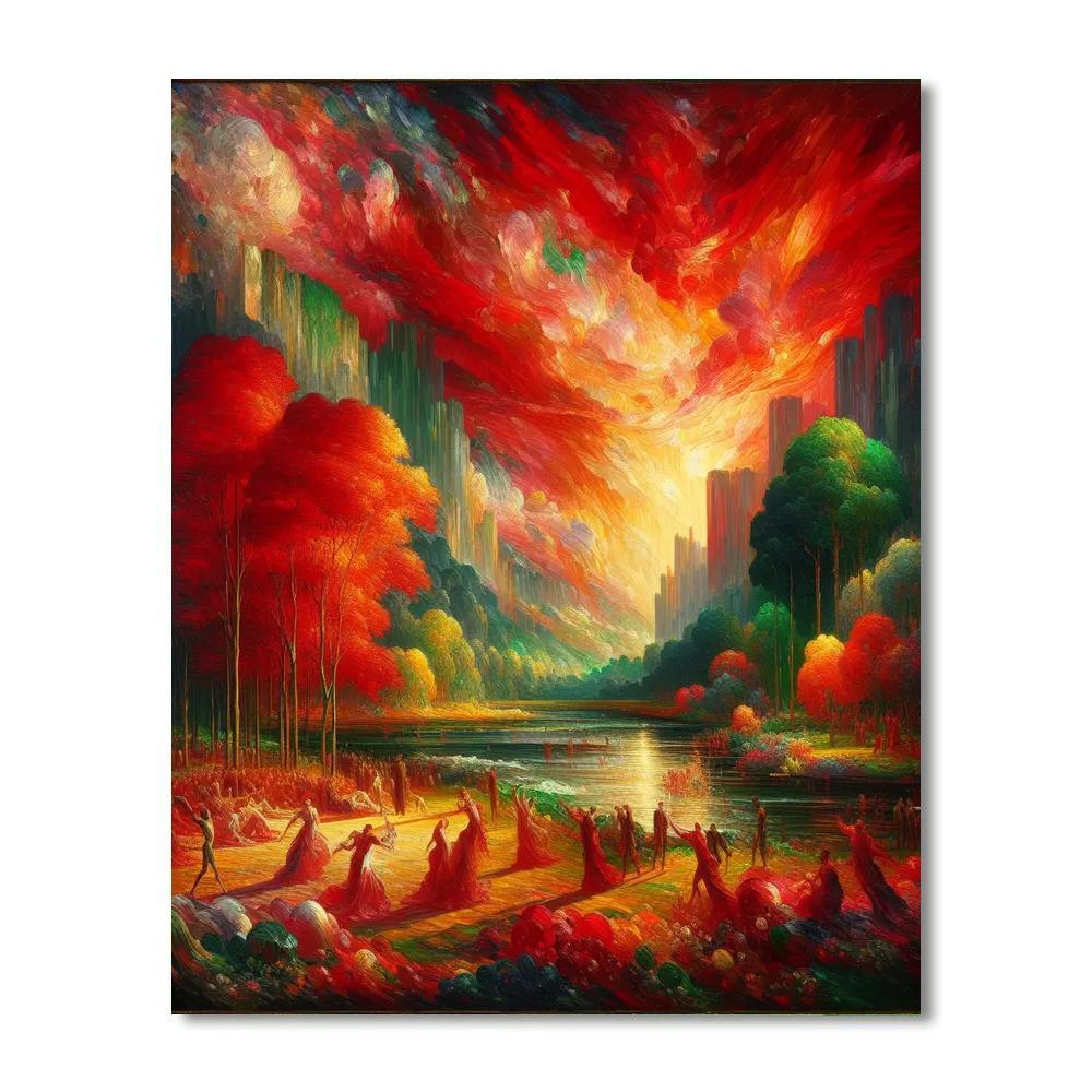 Frida's Vibrant Muse Paint By Number