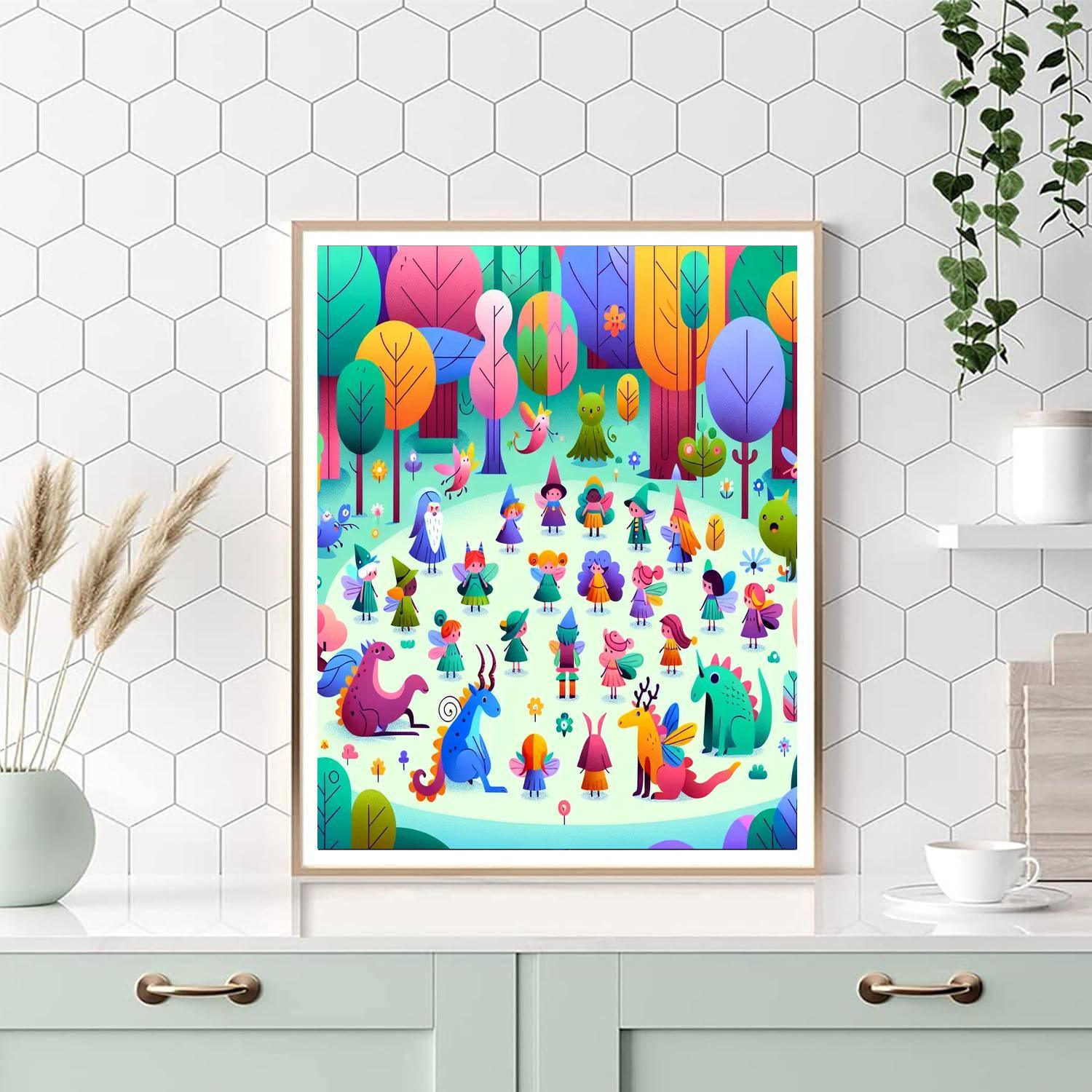 Fairy Tale Forest Magic Paint By Numbers Kits