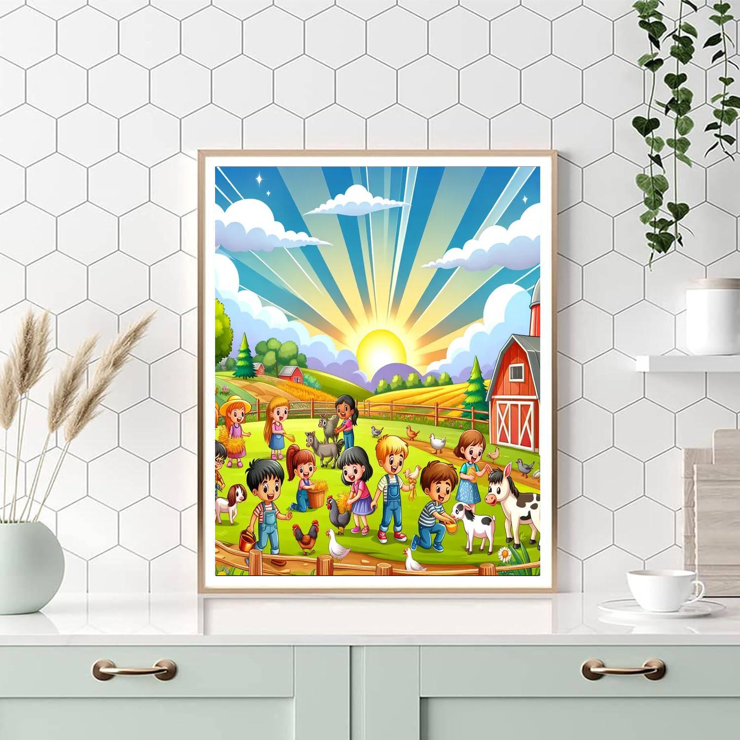 Adventures On A Farm Paint By Numbers