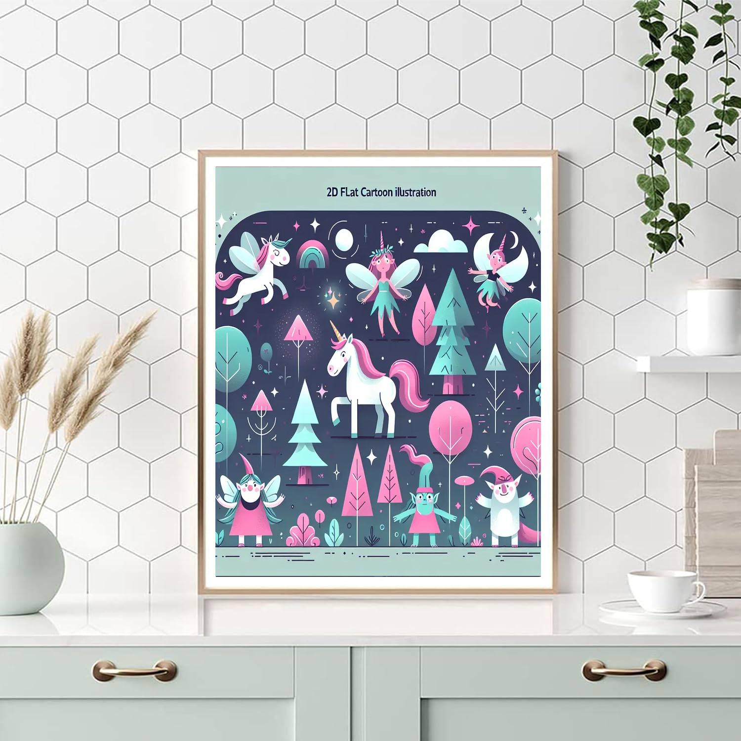 Enchanted Encounters Painting Number Kit