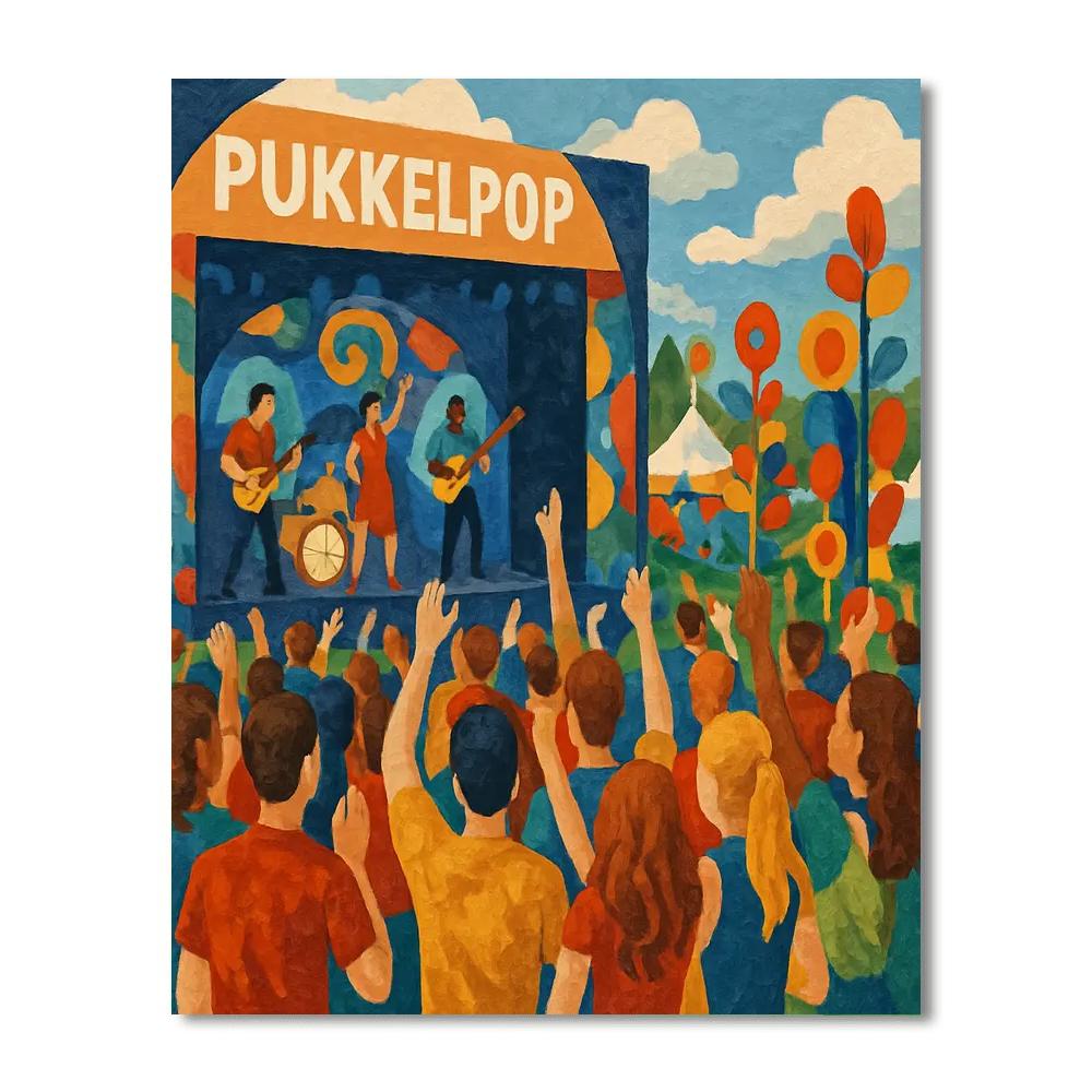 Pukkelpop Festival - Belgium Paint By Numbers Kits