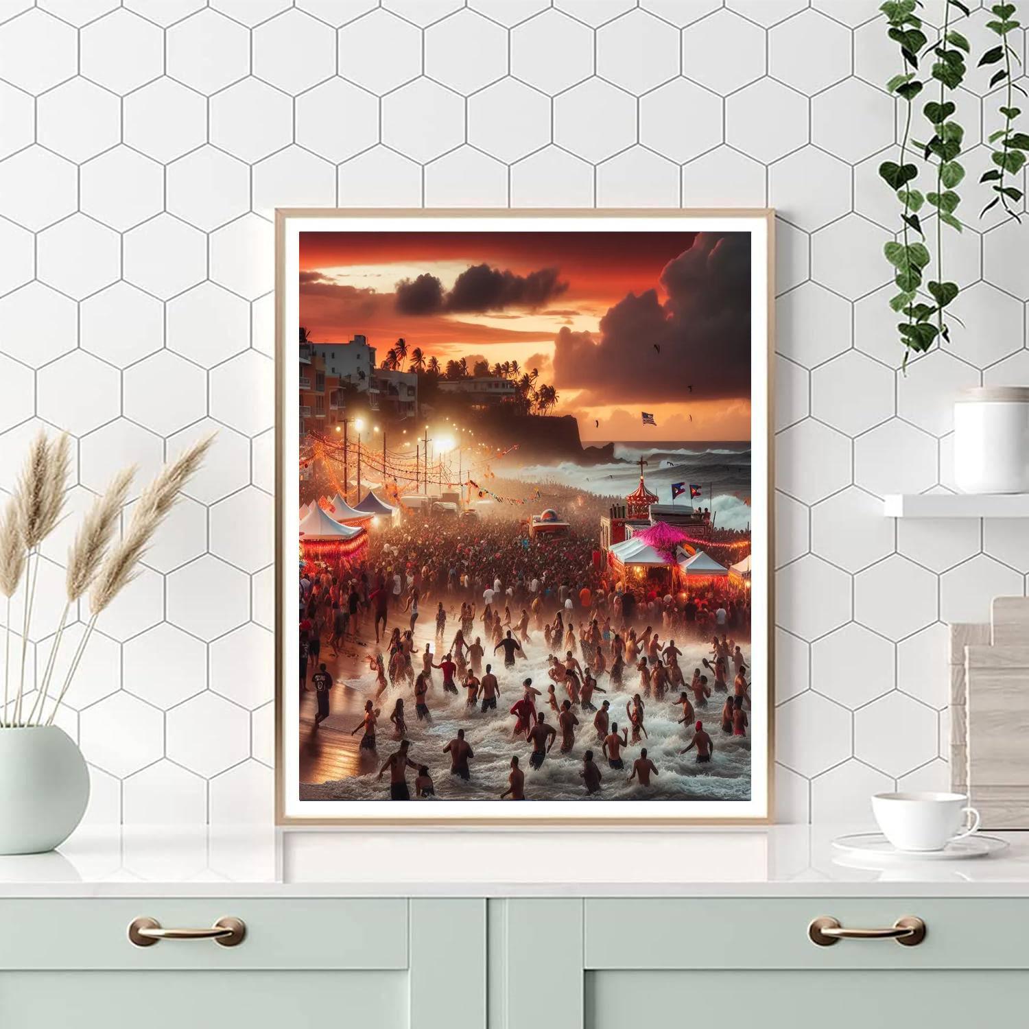 Día De San Juan - San Juan, Puerto Rico Paint By Number