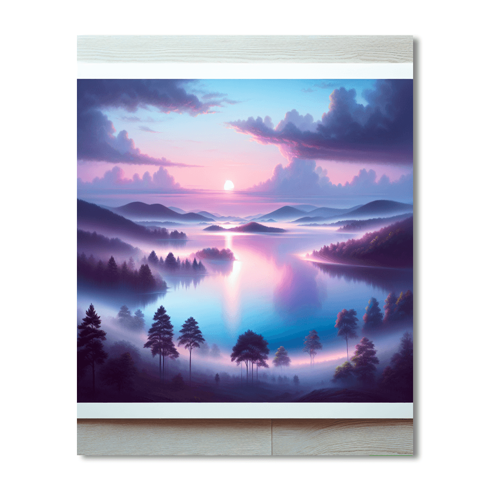 Serenity At Dawn Painting By Numbers Kit
