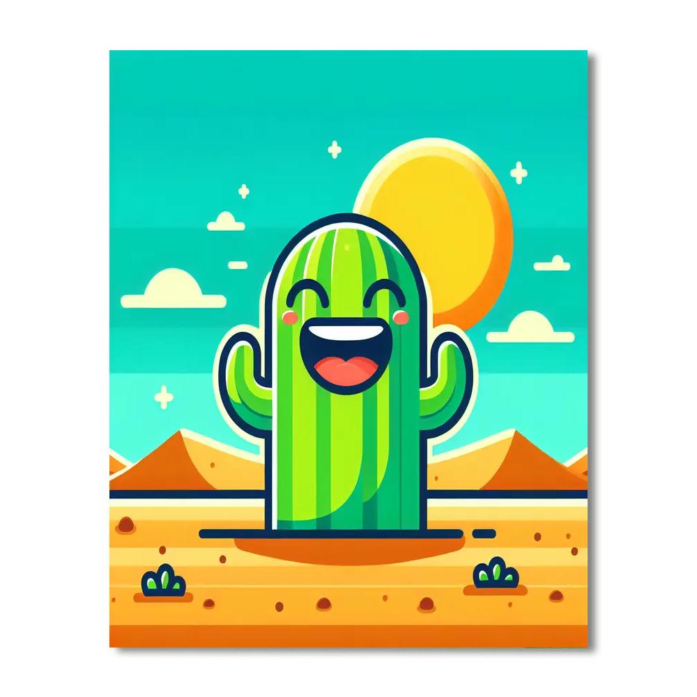 Cheery Cactus Adventure Paint By Numbers Kits