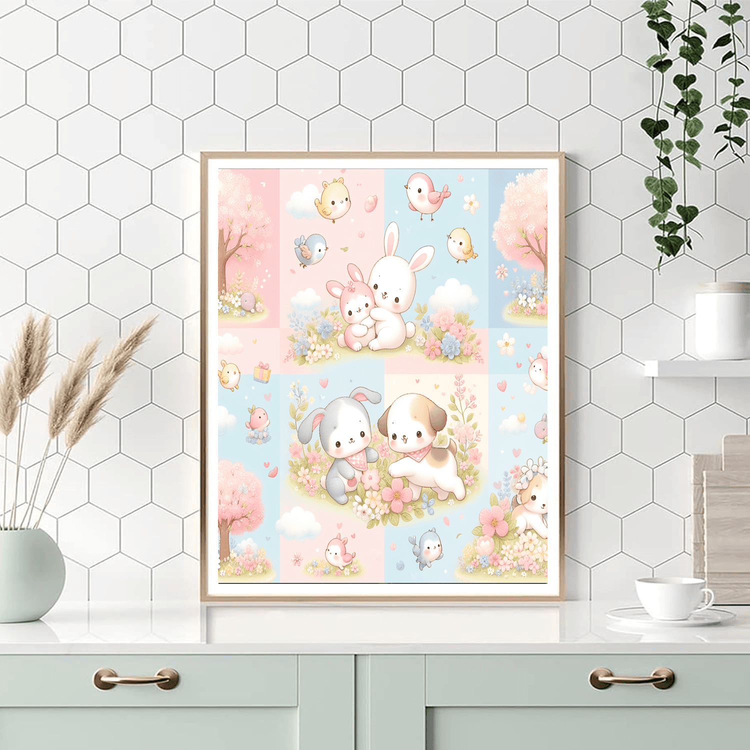 Cute Critters Paint By Numbers Art