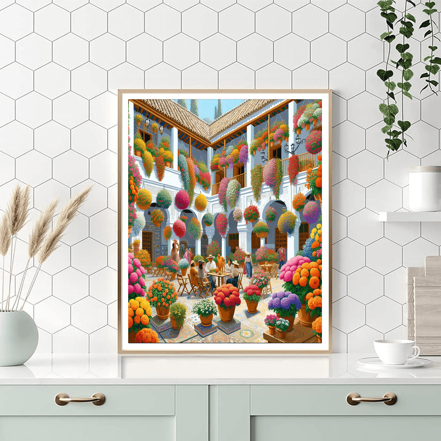 Festival Of The Patios - Cordoba, Spain Paint By Number