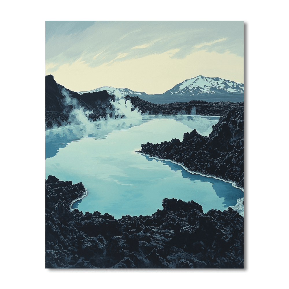 Blue Lagoon - Iceland DIY Paint By Numbers