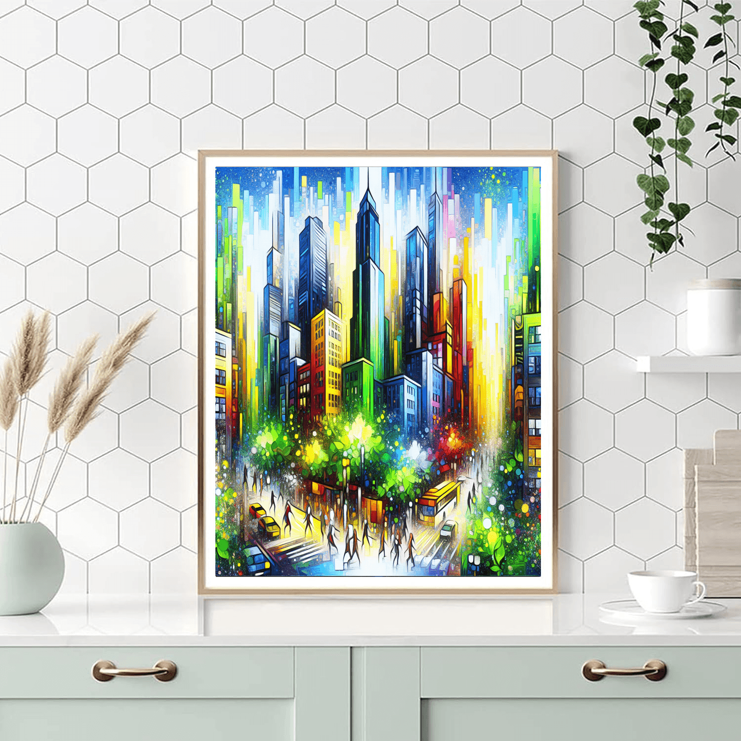Dynamic Urban Jungle Paint By Numbers