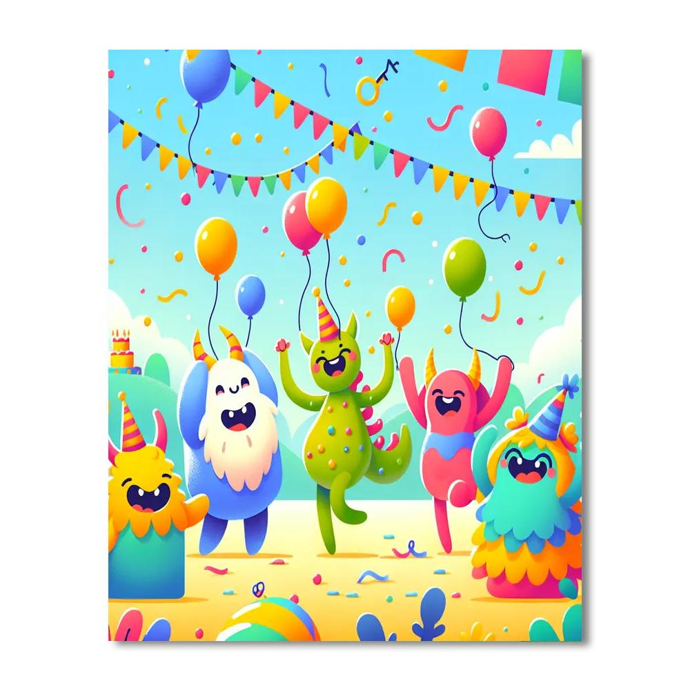 Kooky Creatures Painting Number Kit