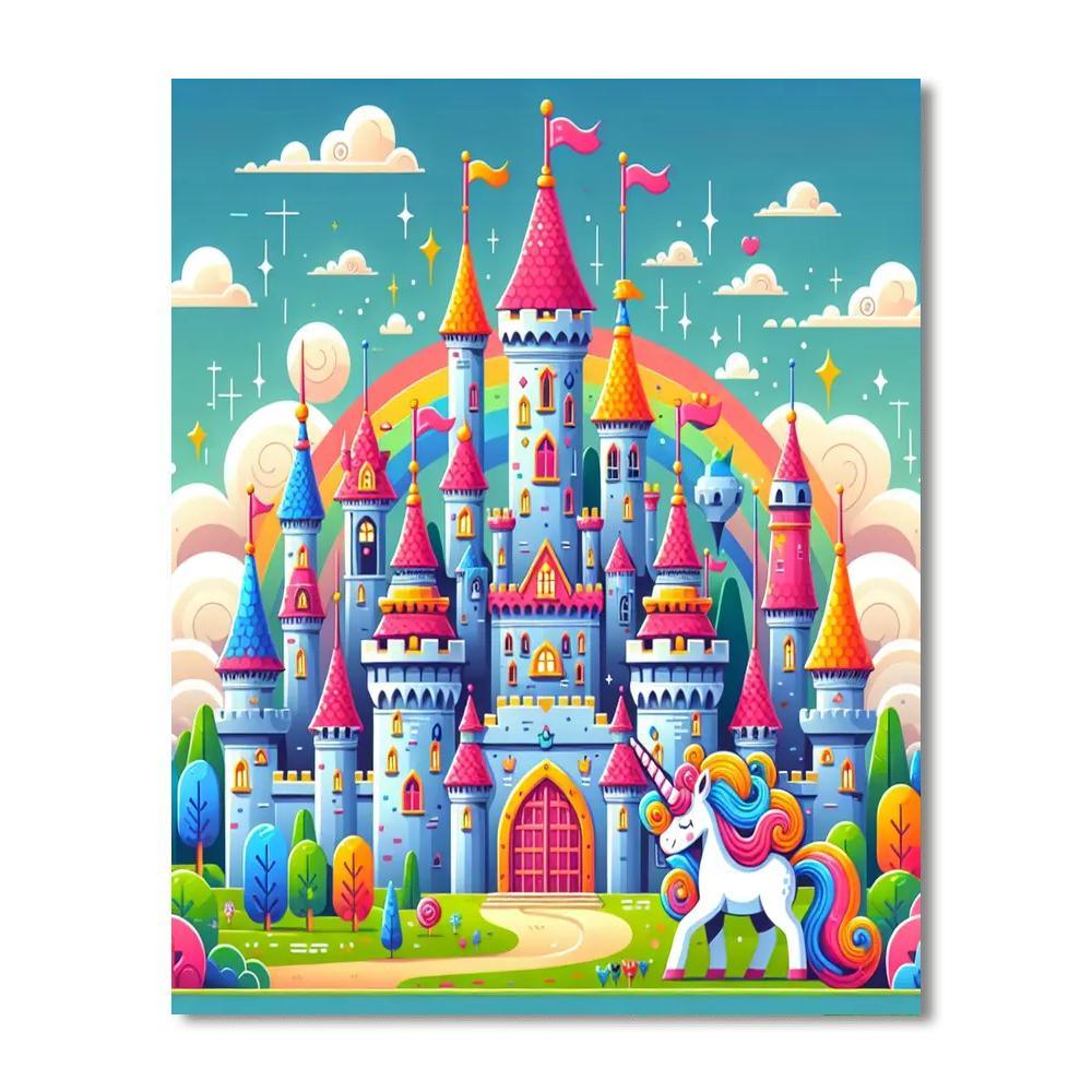 Enchanted Kingdom Journey Number Painting