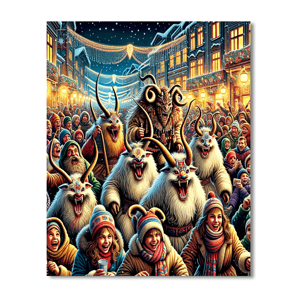 Krampusnacht Painting By Numbers Kit