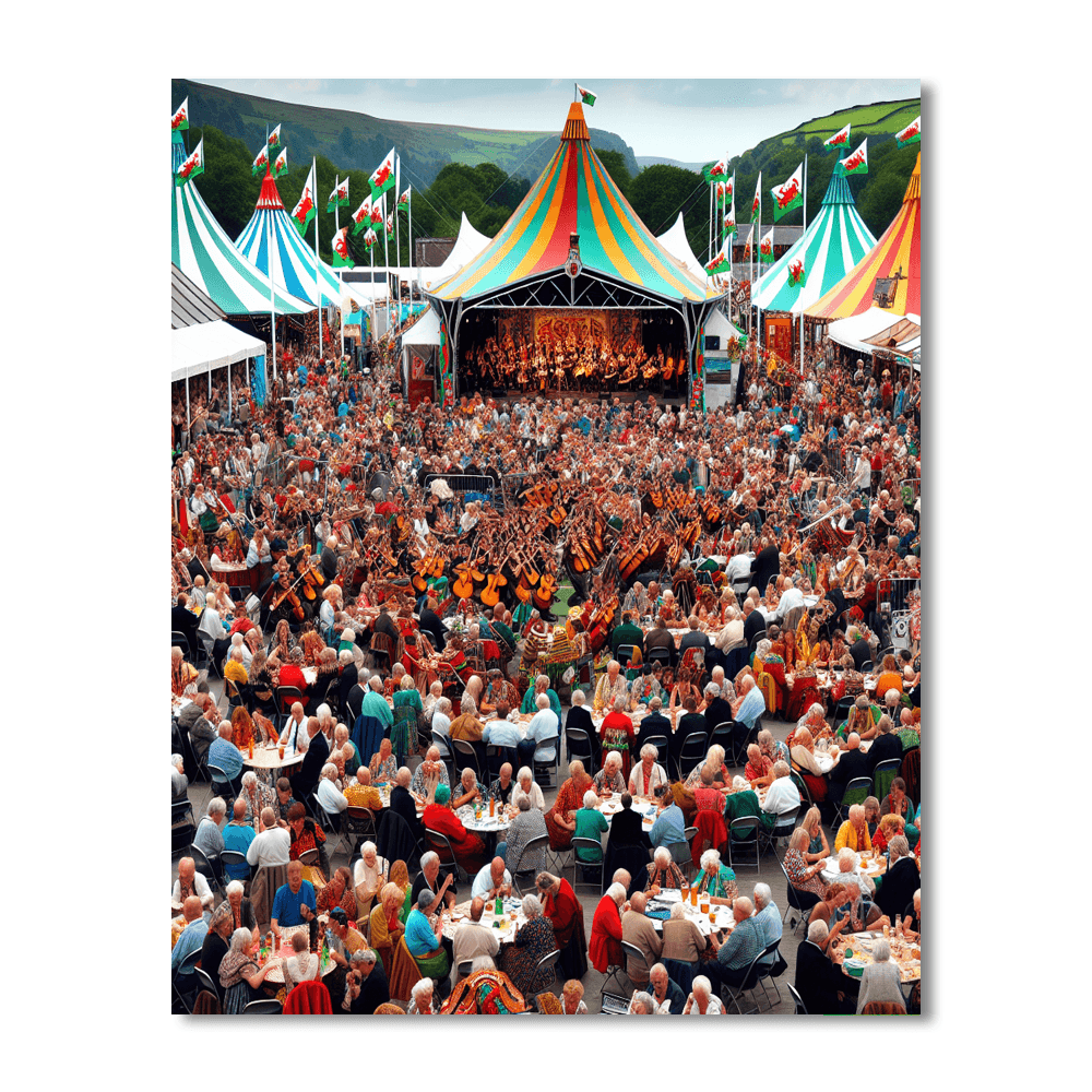 Eisteddfod Genedlaethol - Wales, Uk Number Painting