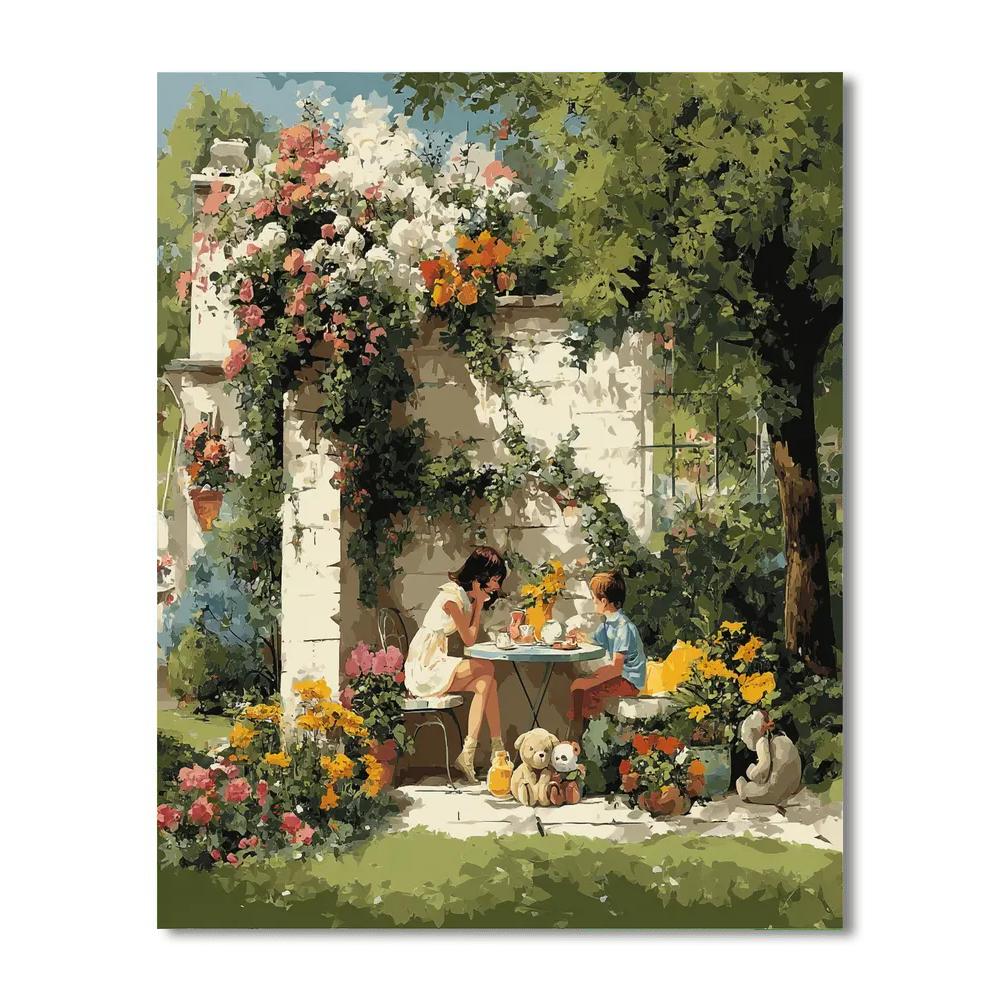 Tea Party Treasures Paint By Numbers Kits
