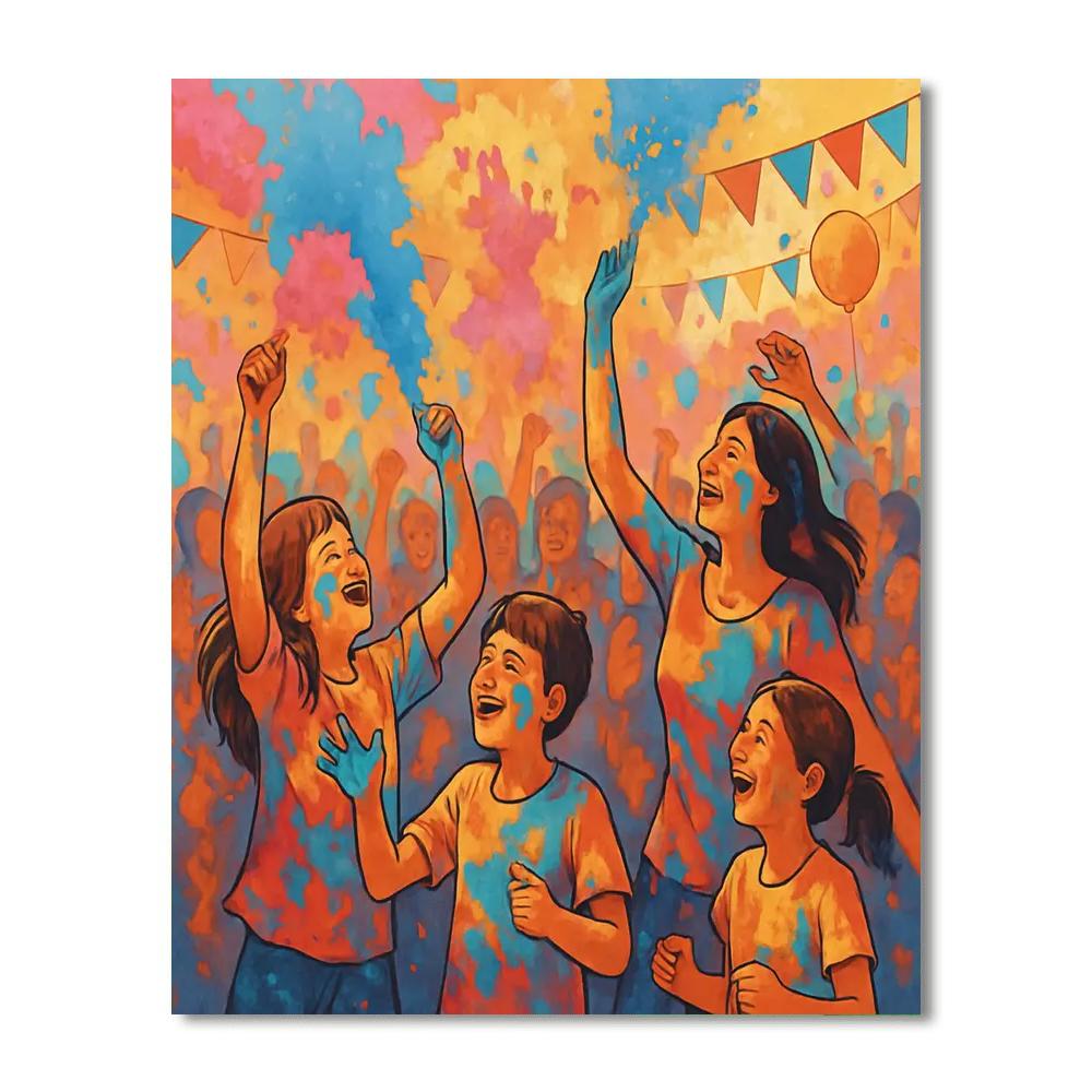 Holifest Painting By Numbers Kit