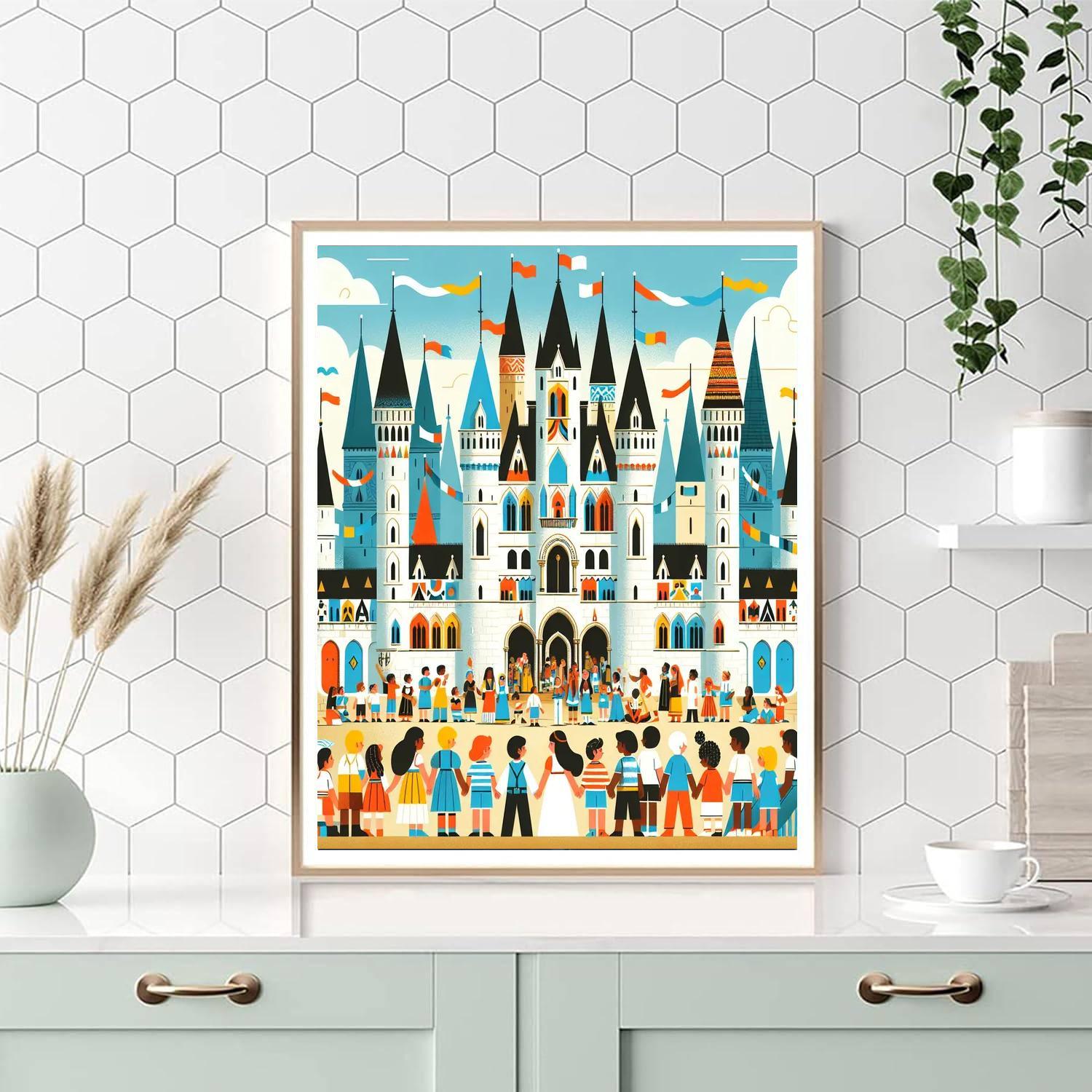 Historic Castle Quest Paint By Numbers Kits