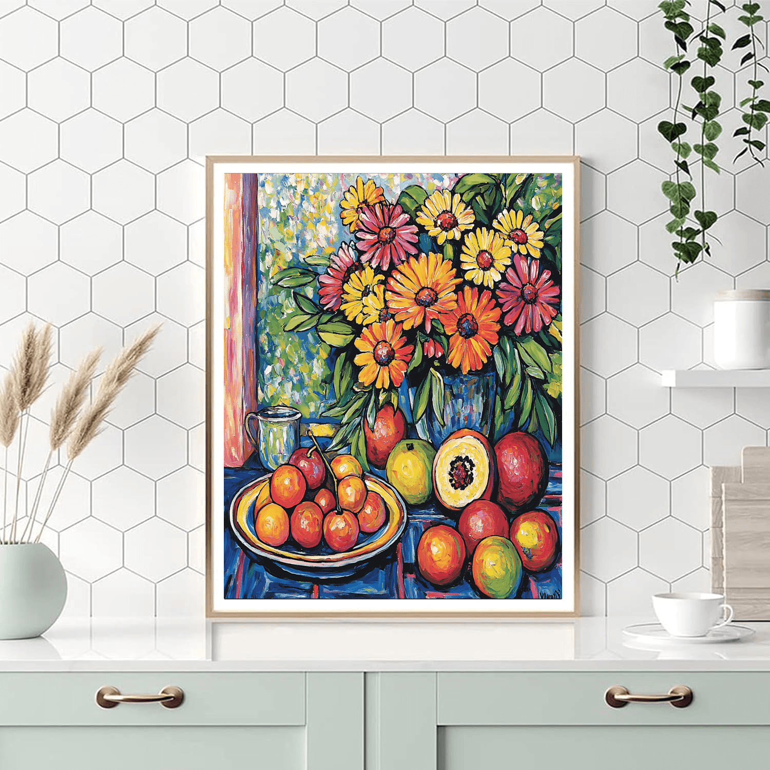 Henri Matisse Inspired Bountiful Nature  Paint By Numbers Art