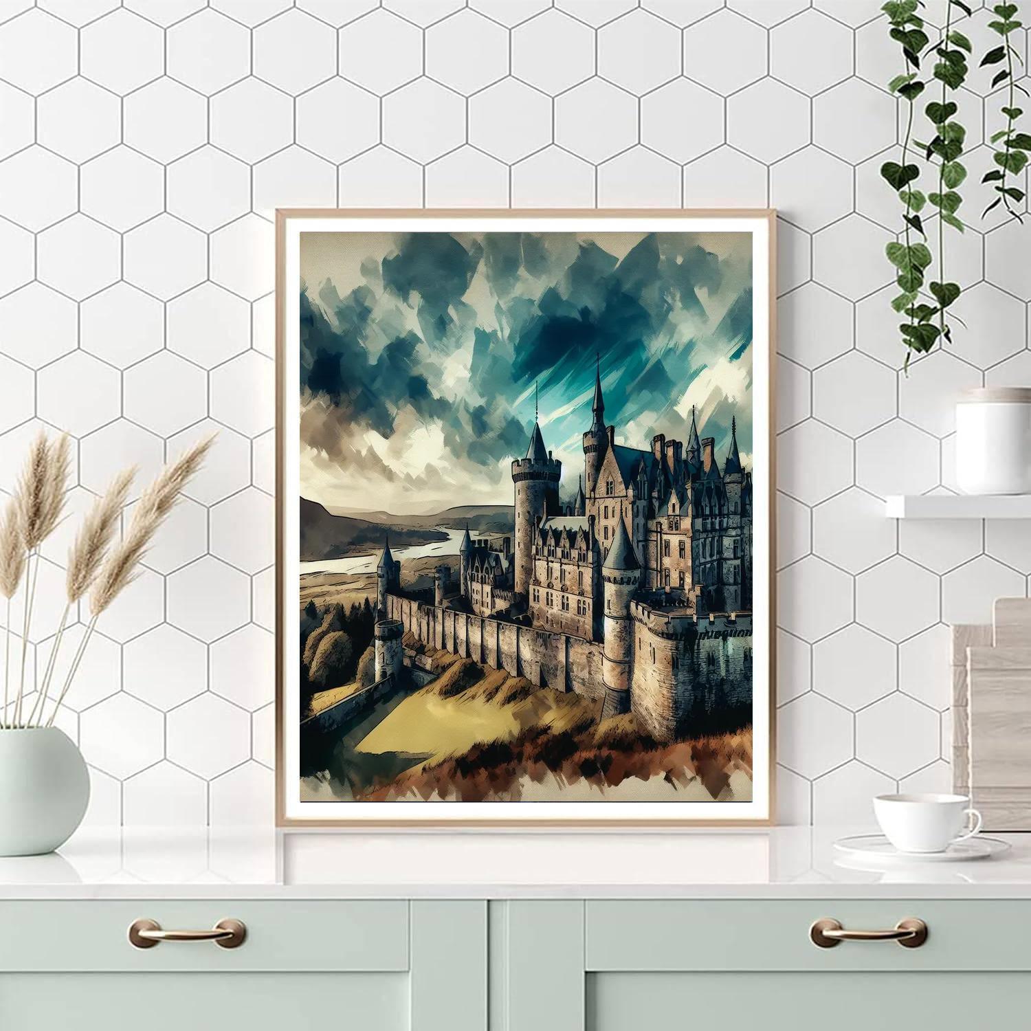 Castle's Timeless Majesty DIY Paint By Numbers