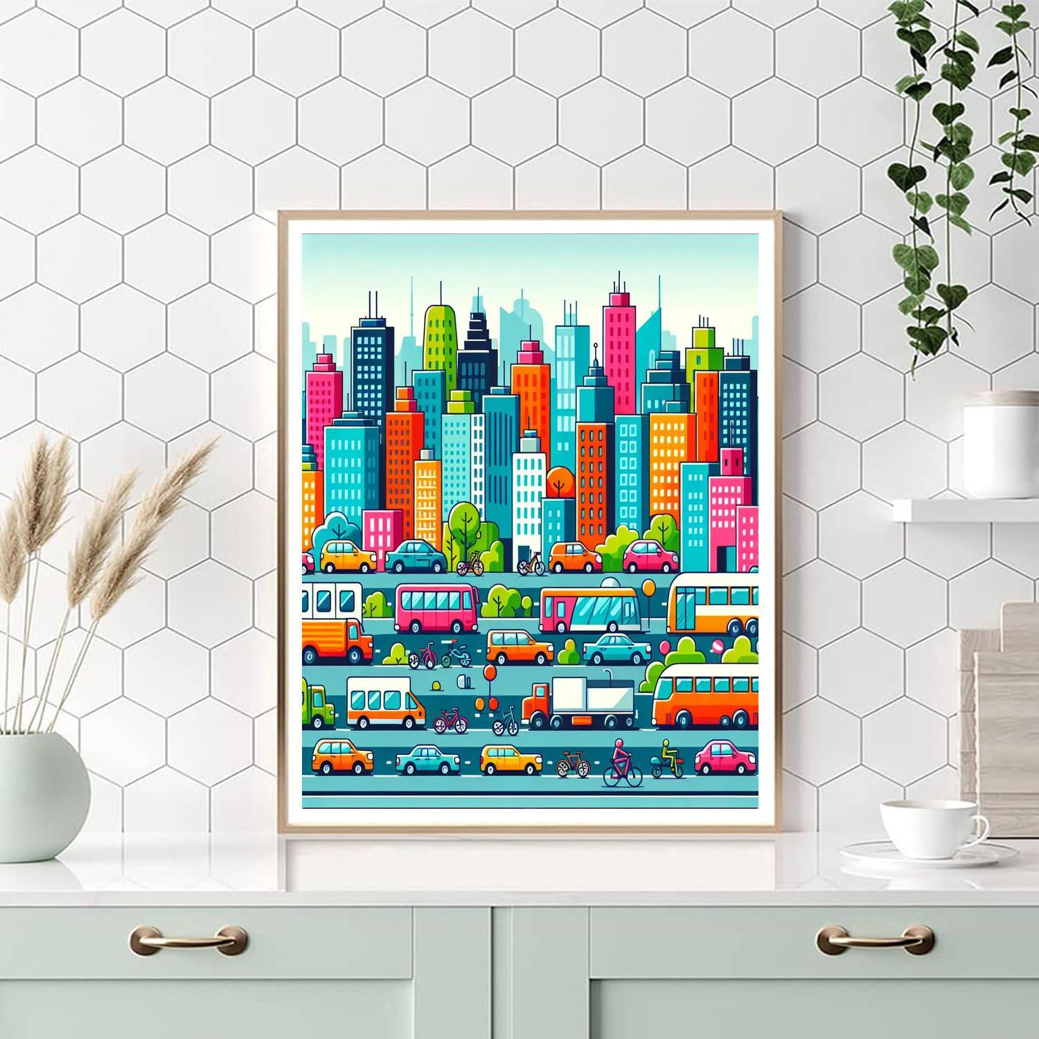 Urban Explorer Number Painting