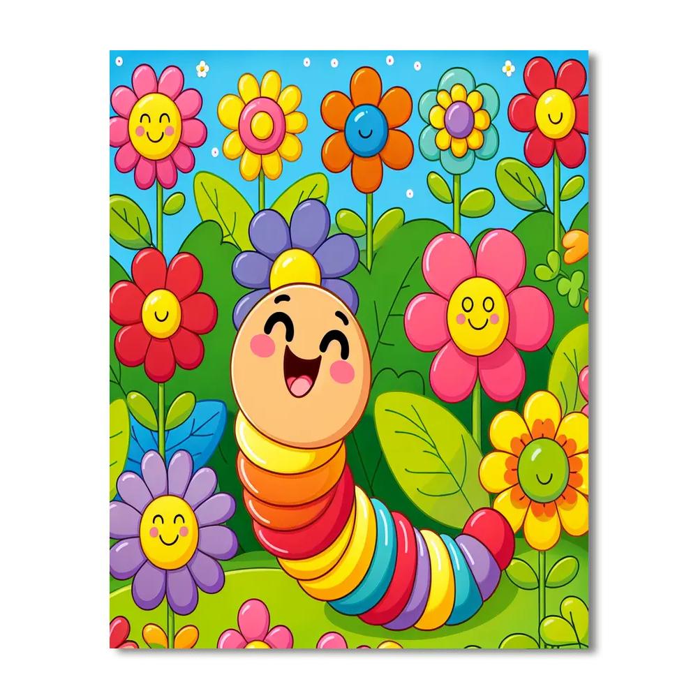 Giggle Worm Paint By Numbers Kits