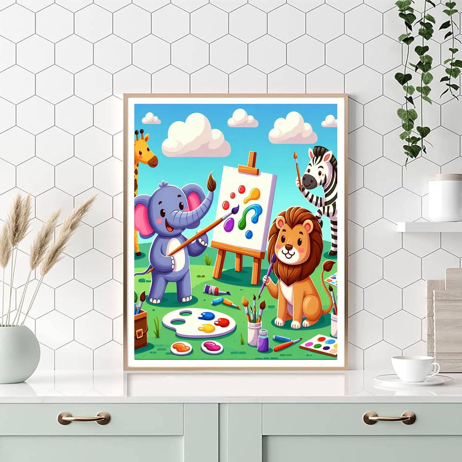 Art Safari DIY Paint By Numbers